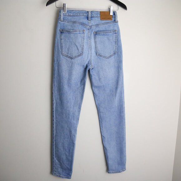 Aritzia Aritzia Denim Forum The Yoko High Rise Slim Jeans Bleu Size 25" / US 0 / IT 36 - 6 Thumbnail
