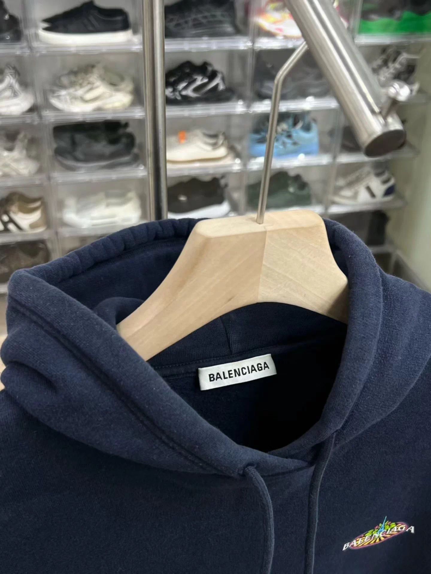 Balenciaga Balenciaga Rainbow Eiffel Tower Hoodie S Size US S / EU 44-46 / 1 - 3 Thumbnail