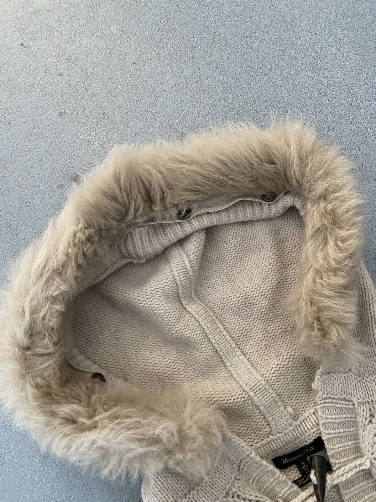 Massimo Dutti Massimo Dutti Knitted Fur Wooden Lockers Vest Size S / US 4 / IT 40 - 4 Thumbnail
