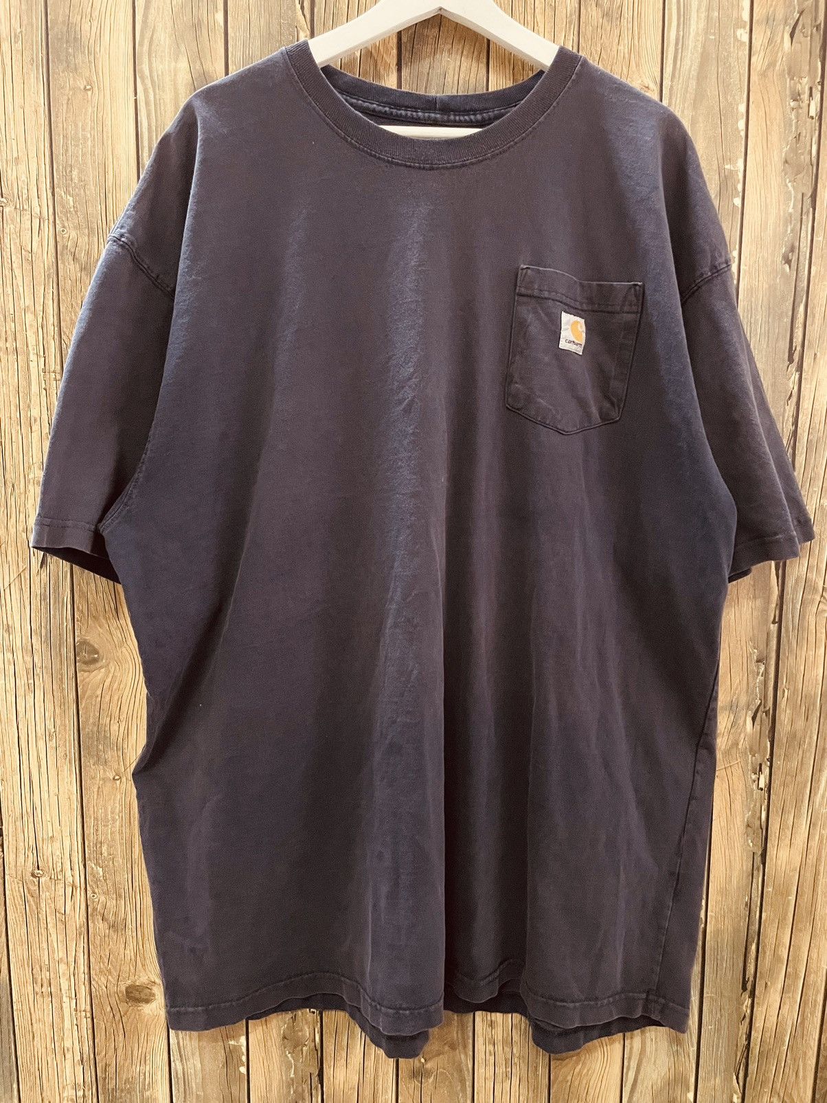 image of Modern Carhartt Blue Pocket Shirt Adult Size Xxl, Men's