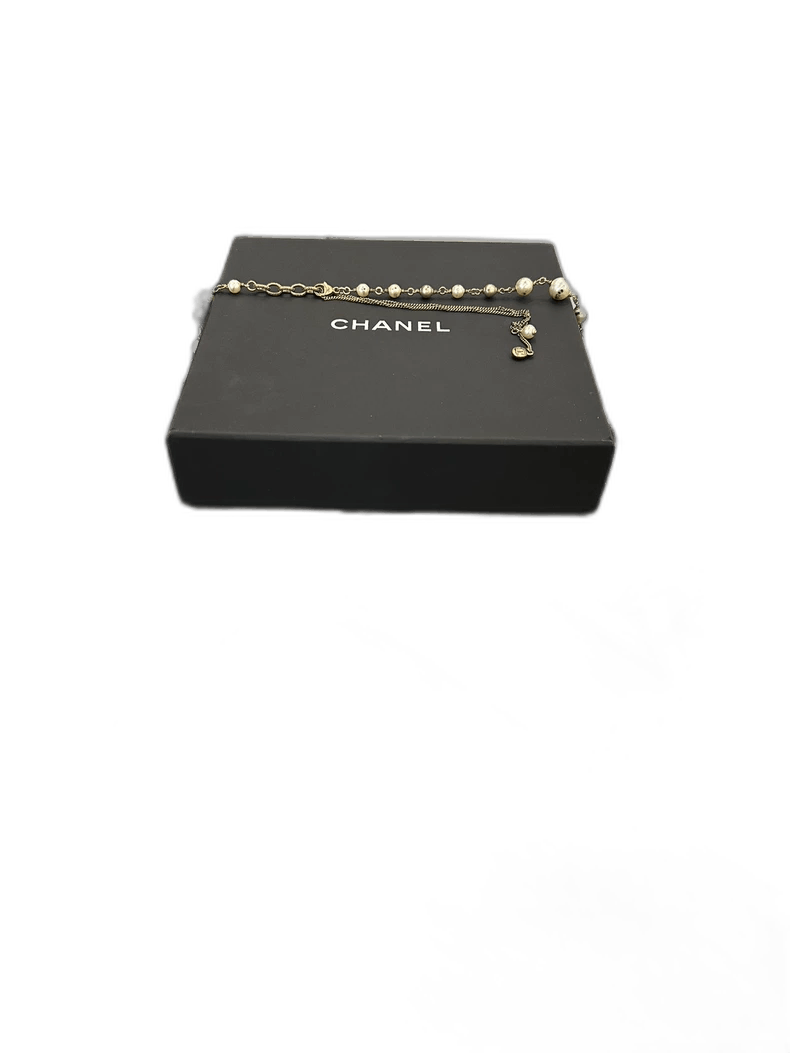 Chanel Multi-Color Crystal Pearl CC Necklace