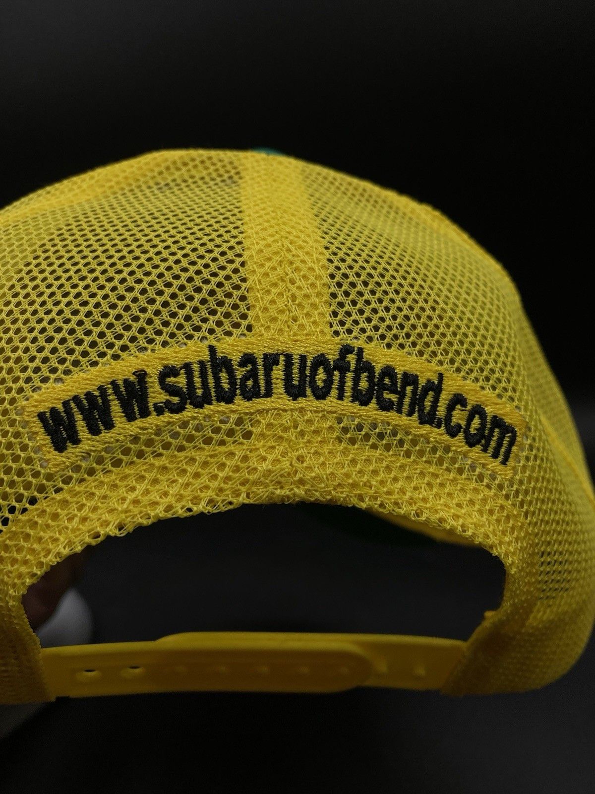 Other Subaru Of Bend Central Oregon Green Yellow Trucker Hat New Size ONE SIZE - 4 Thumbnail