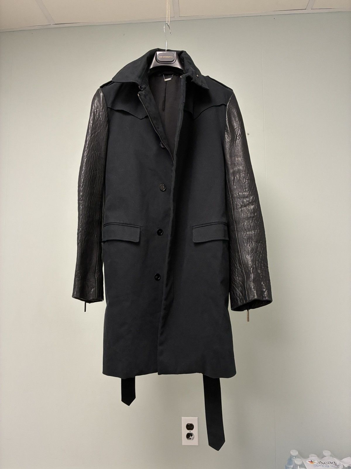 Costume National Leather sleeve coat Small Medium Size US S / EU 44-46 / 1 - 5 Thumbnail
