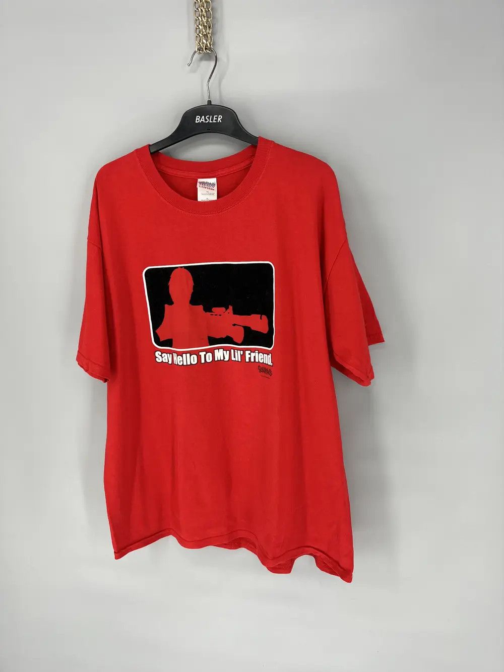 Band Tees × Vintage Vintage 90s Scarface Say Hello To My Lil’ Friend Streetwear Size US XL / EU 56 / 4 - 3 Thumbnail