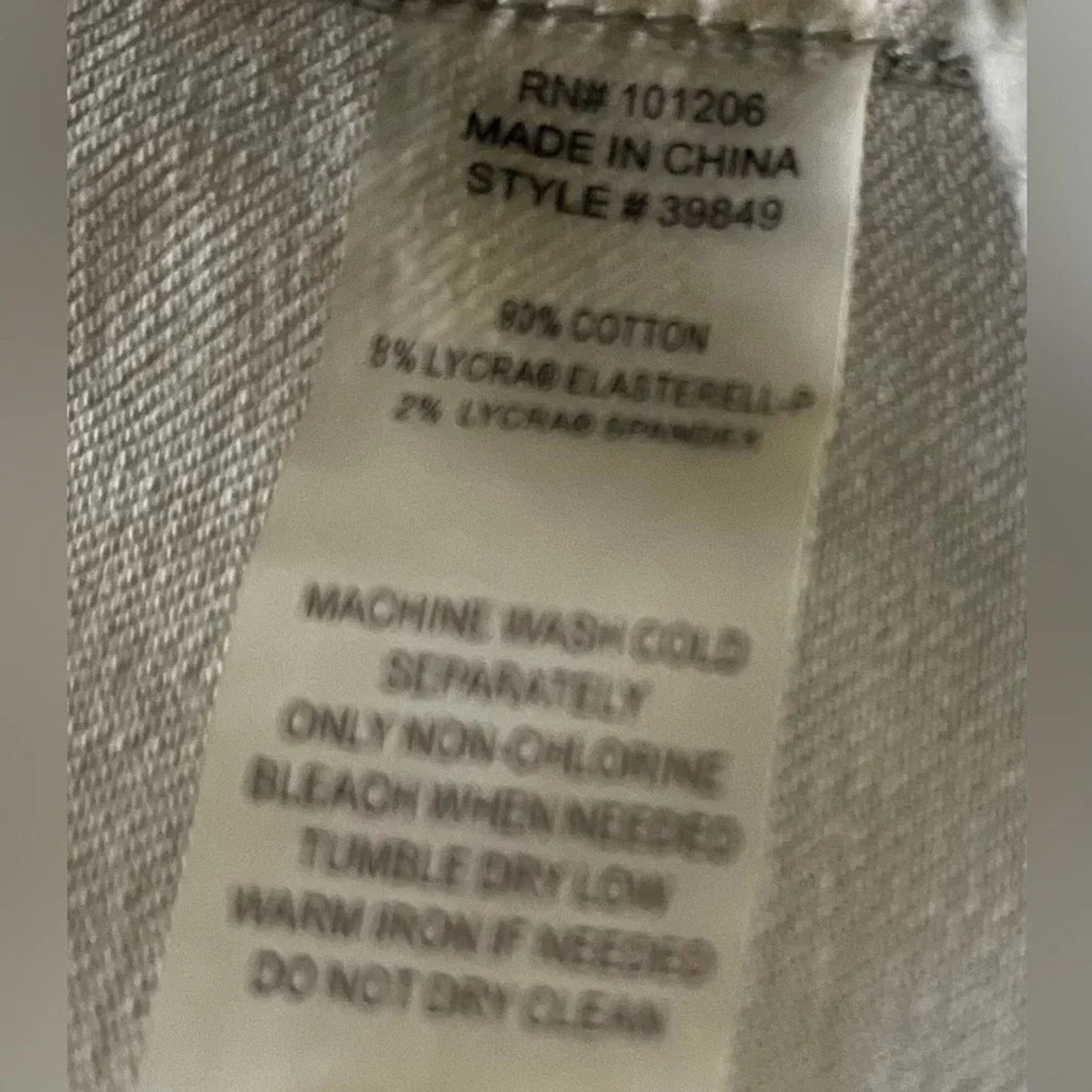 The Unbranded Brand Soft Surroundings pull on jeans, size PL Size 36" / US 14 / IT 50 - 3 Thumbnail