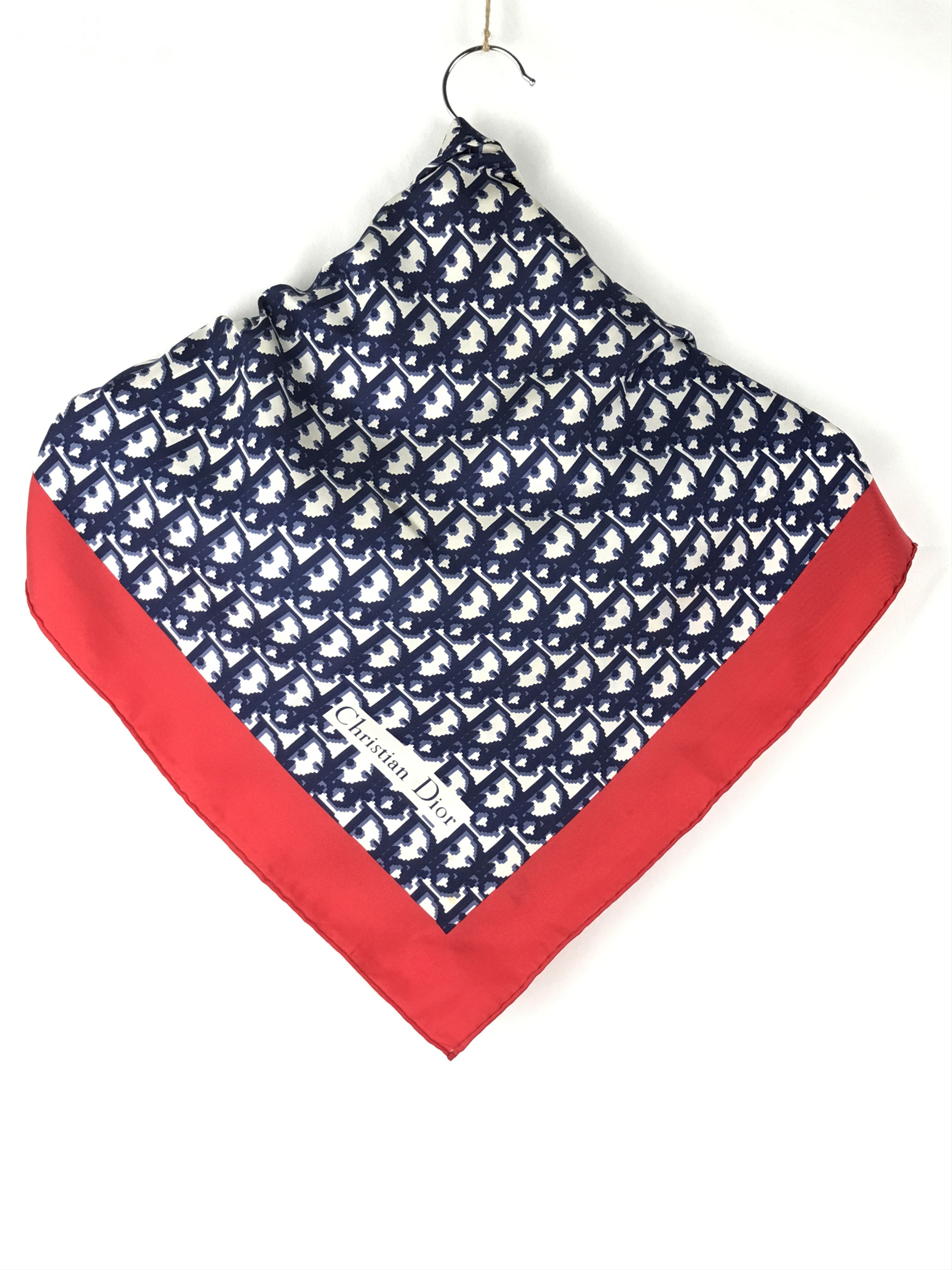 Christian Dior Monsieur Vintage Christian Dior Monogram Silk Scarf Size ONE SIZE - 3 Thumbnail