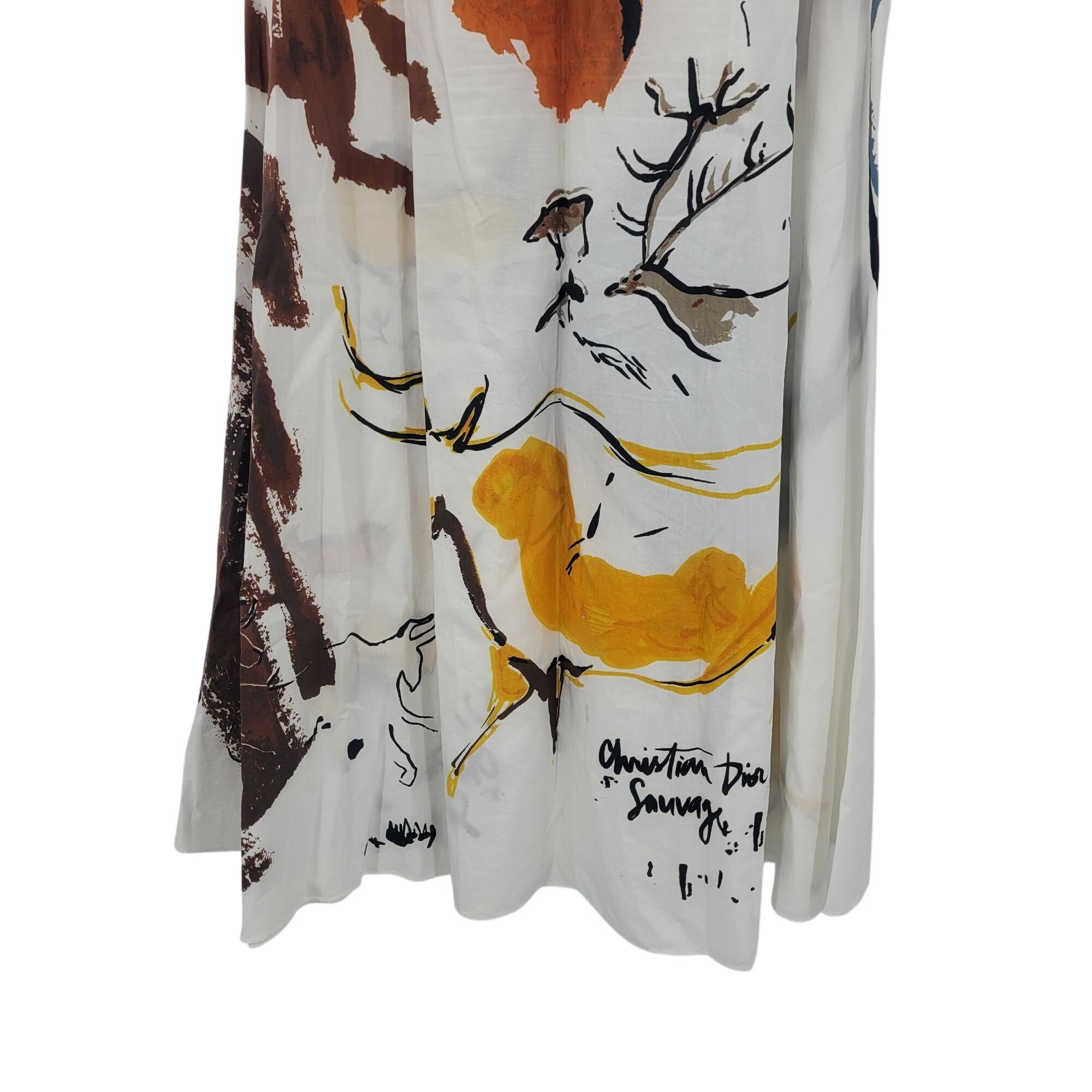 Dior Christian Dior Midi Savage Skirt Sz 0 Whimsical Western Anim Size 25" / US 0 / IT 36 - 11 Thumbnail