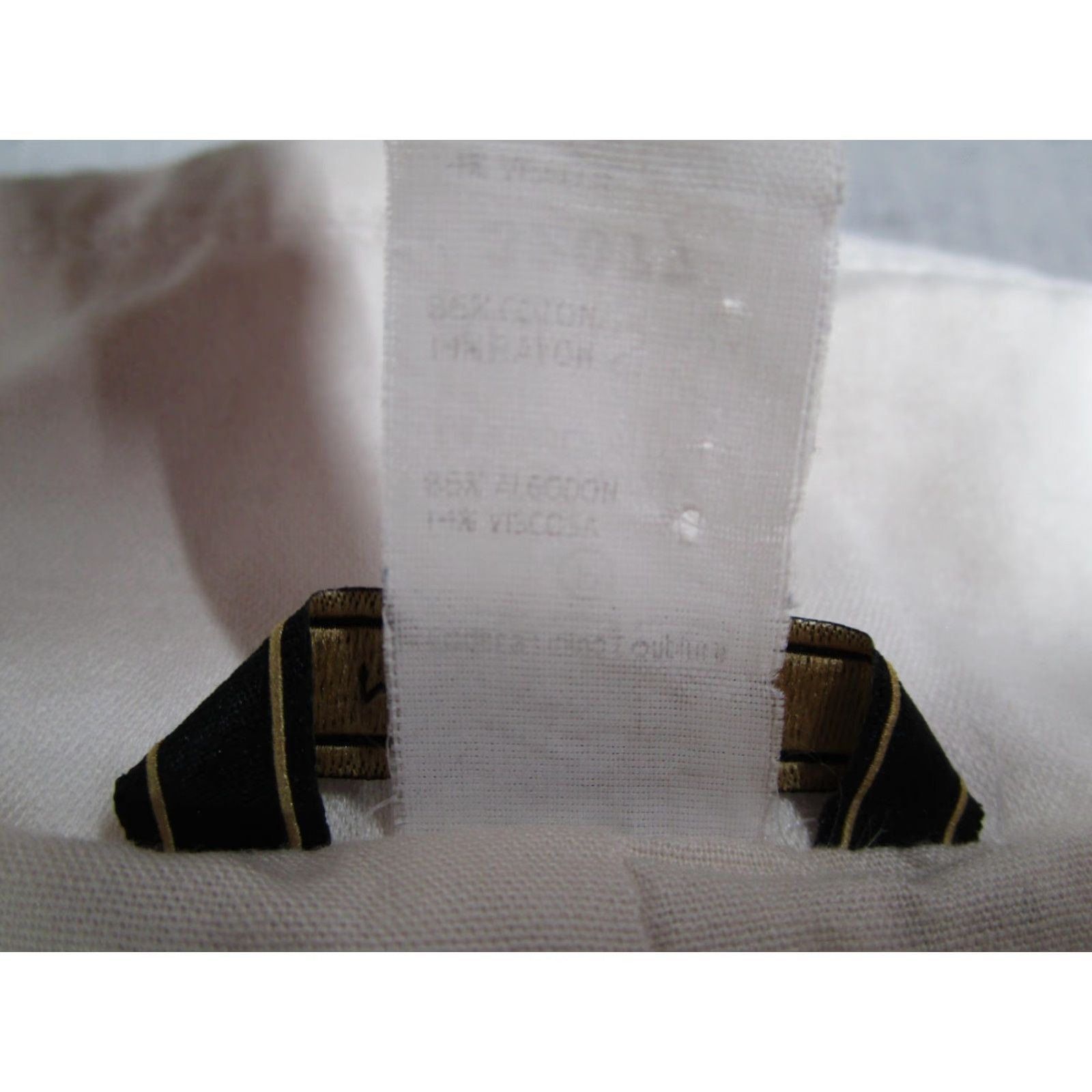 Versace VINTAGE Versace Ivory Moto Jacket Womens Large Cotton Blend Made in Italy Y2K 90s Size US L / EU 52-54 / 3 - 5 Thumbnail