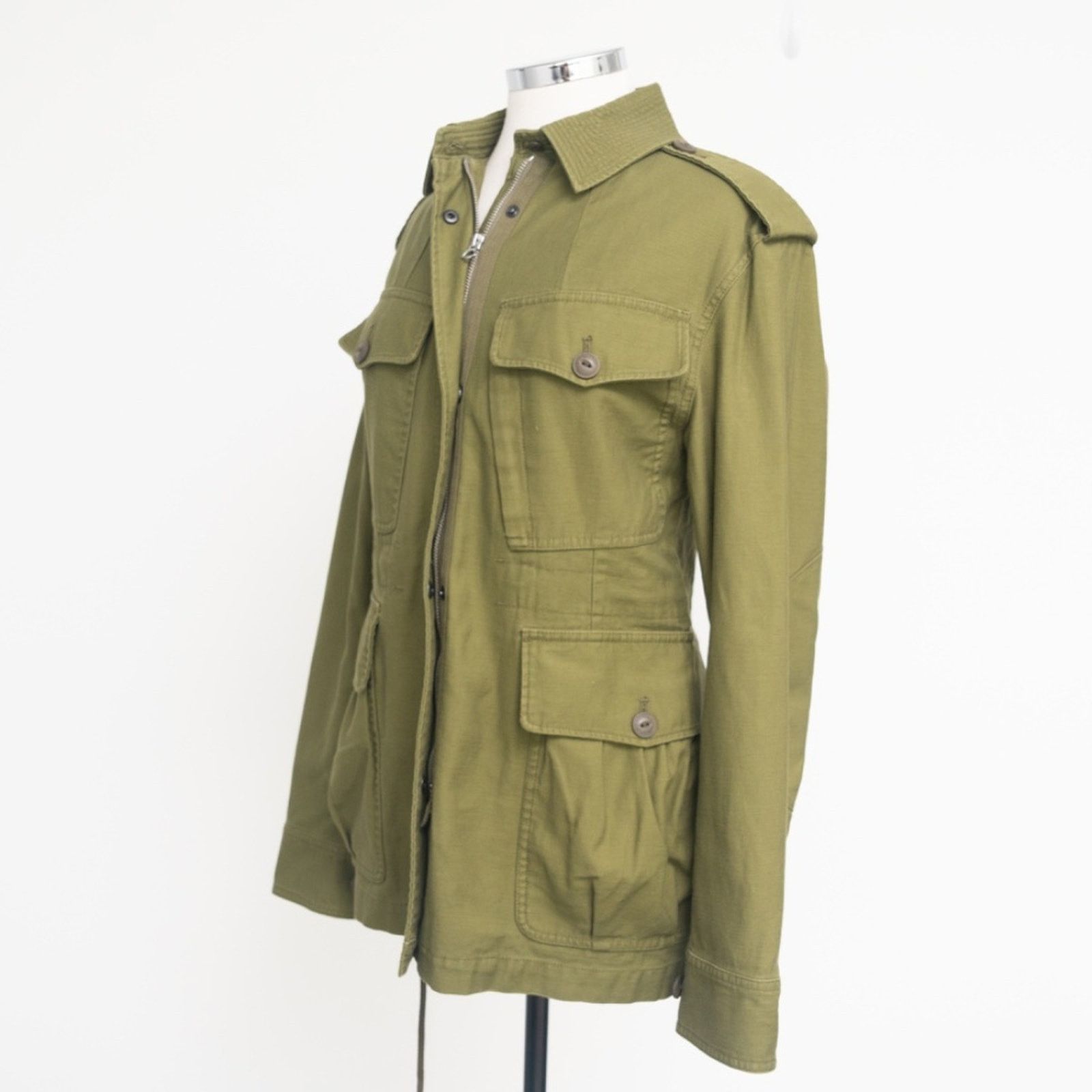 Rag & Bone rag & bone. Lorenz Cotton Military Jacket. Size S / US 4 / IT 40 - 12 Thumbnail