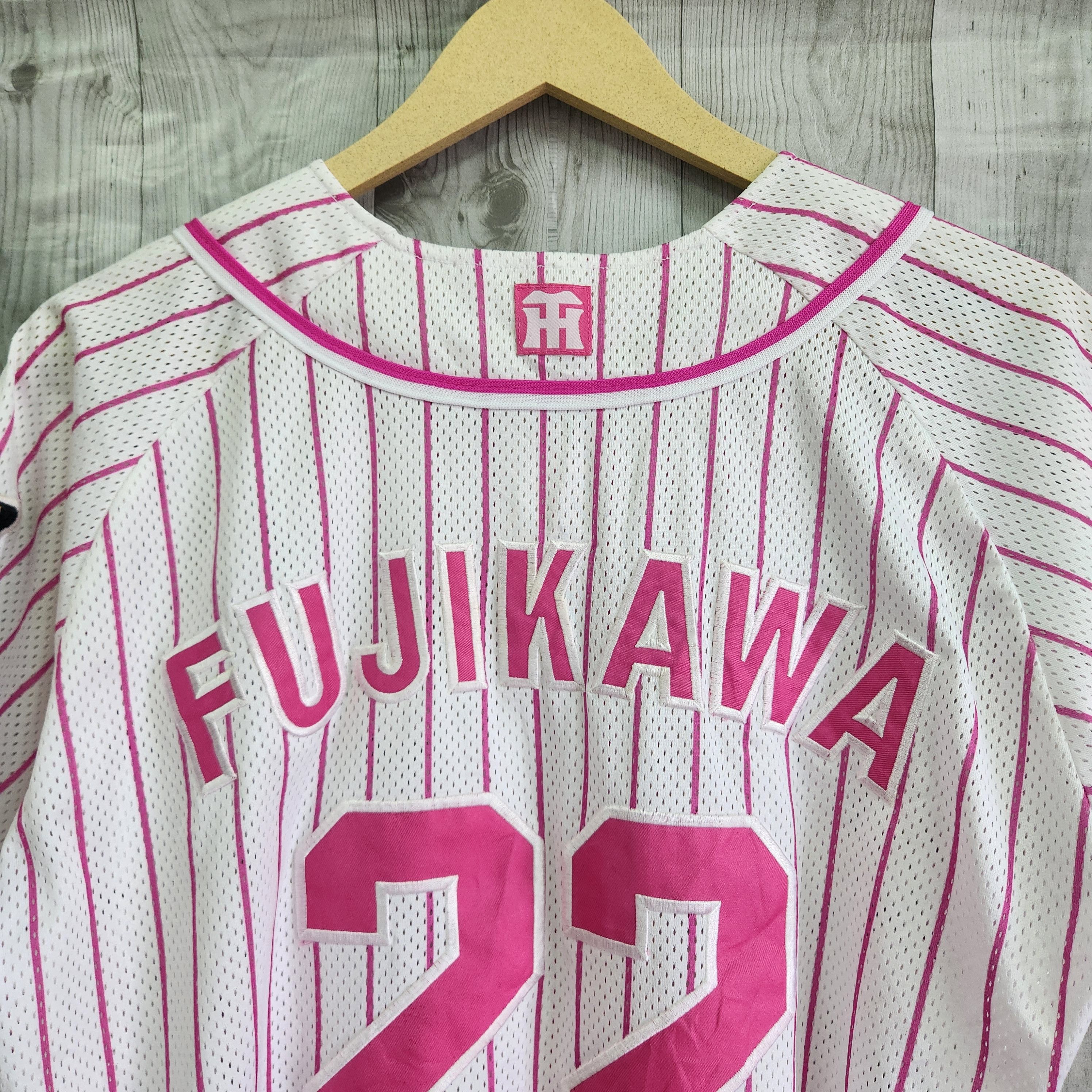 Japanese Brand × Vintage STEALS Hanshin Tigers Vintage Y2K Baseball Jersey 22 Japan Size US M / EU 48-50 / 2 - 13 Thumbnail