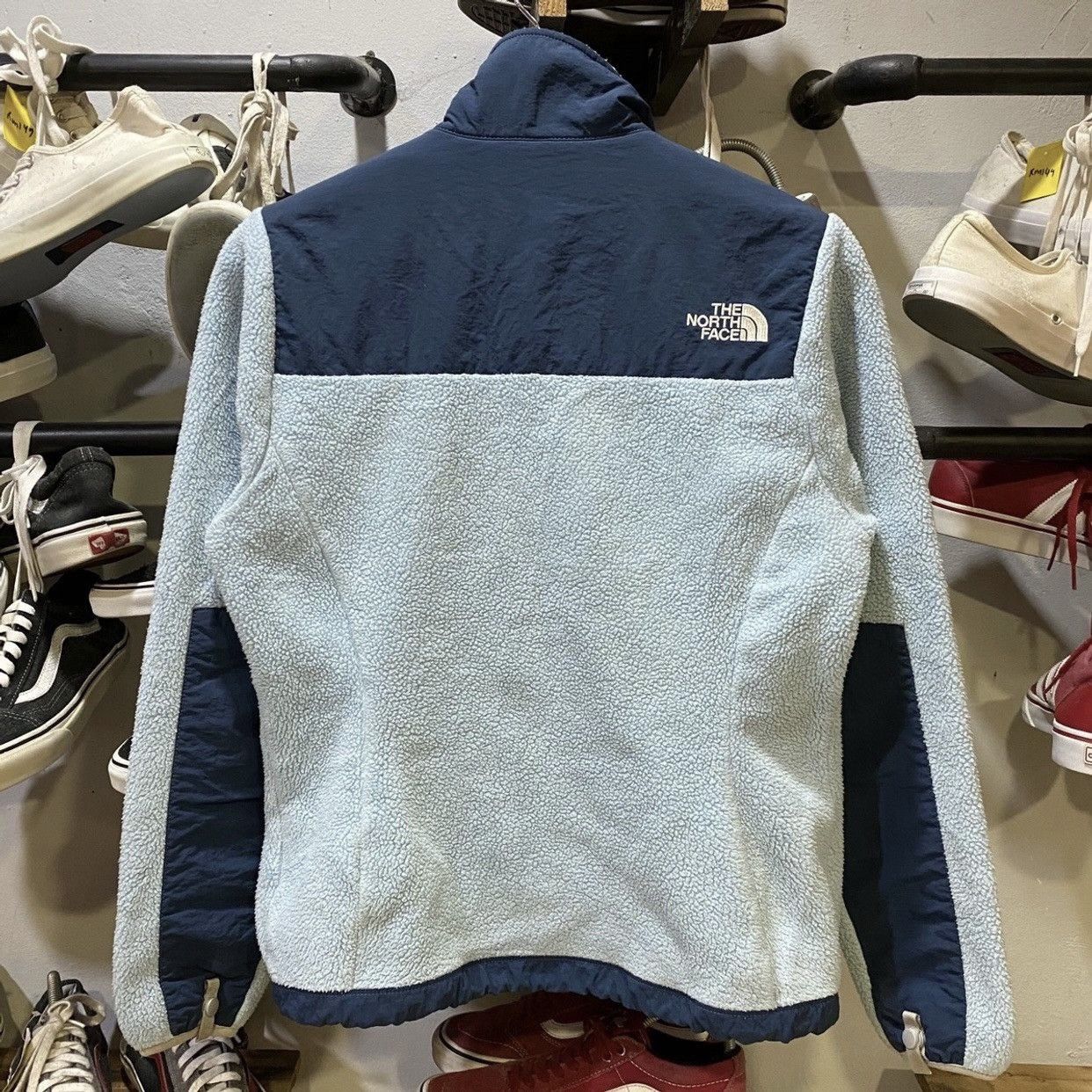 The North Face × Vintage The North Face Polartec Recycled Denali Jacket Light Blue Size XS / US 0-2 / IT 36-38 - 2 Thumbnail