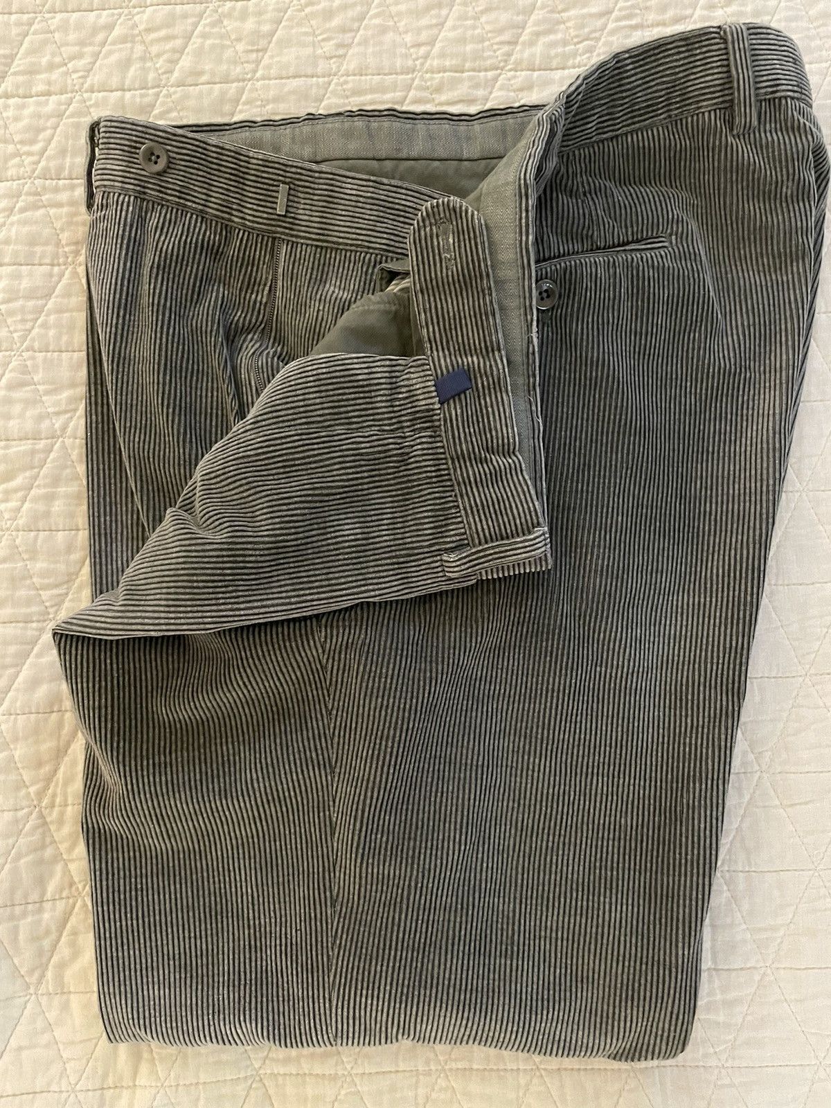 Incotex Cashco Corduroy Trouser Size US 38 / EU 54 - 2 Thumbnail