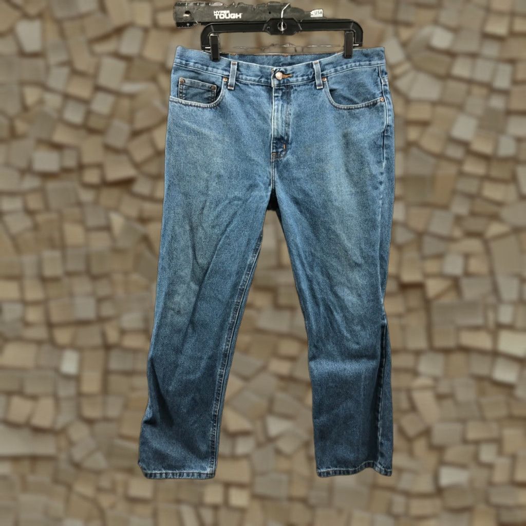 Faded Glory Faded Glory Jeans Mens 36x29 Mid Rise Straight Leg Medium Wash Blue Denim Size US 36 / EU 52 - 1 Thumbnail