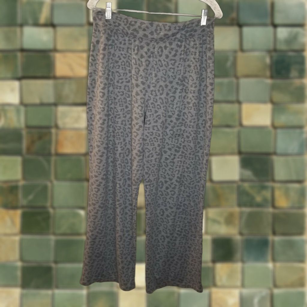 Vintage ME MOI Women's Cheetah Print Gray Relaxed Sweatpants Size XL Size 40" / US 18 - 1 Thumbnail