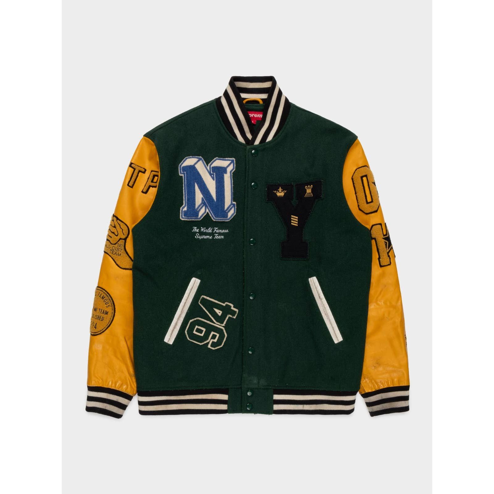 外部見た目全くわかりません【希少】Supreme AW06 VARSITY JK【過去最強スタジャン】