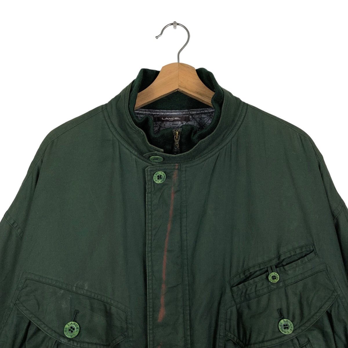 Japanese Brand 🔥Vintage Bomber Jacket Lancel Paris Size US L / EU 52-54 / 3 - 3 Thumbnail
