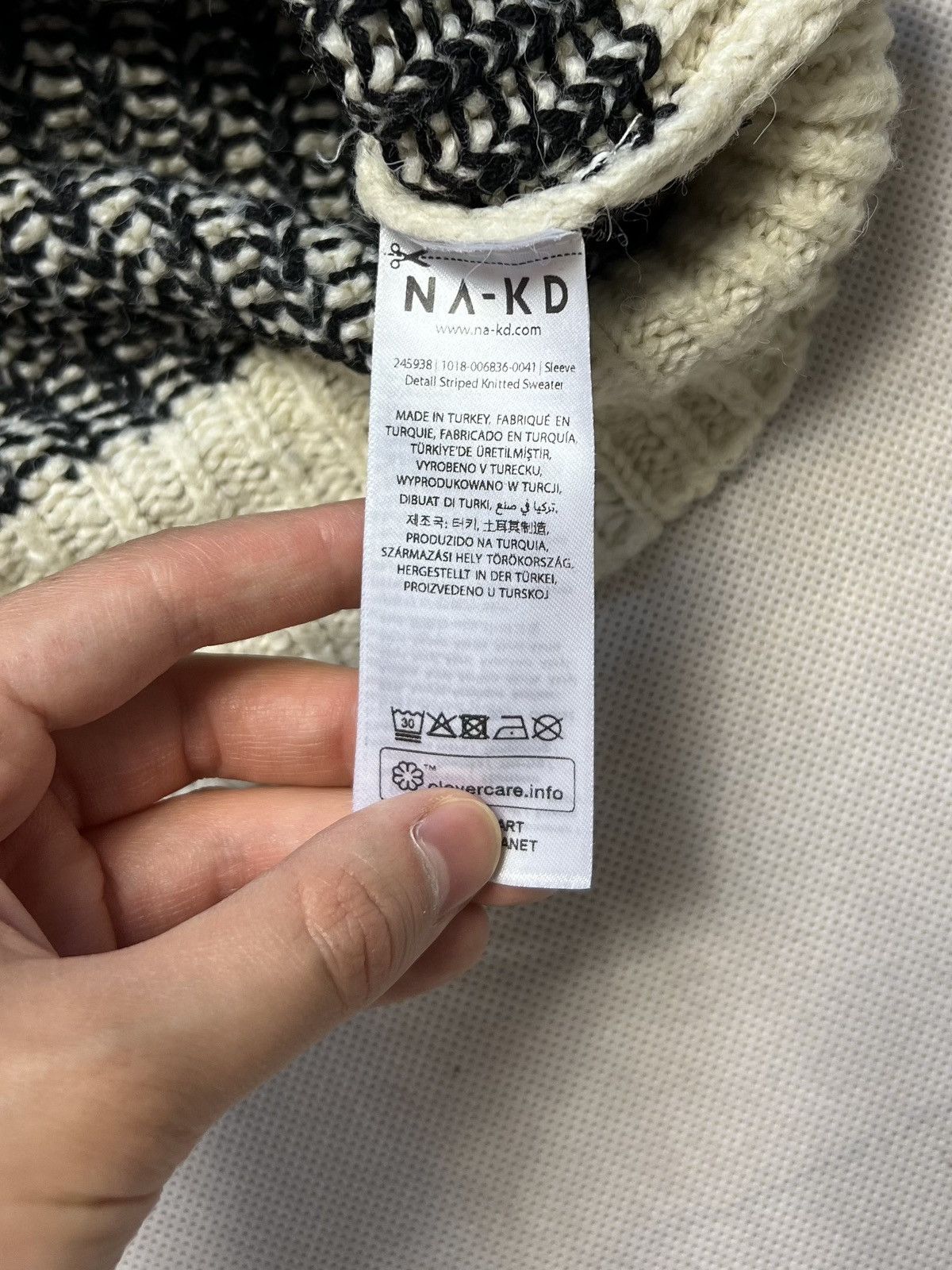 Vintage Oversize Sweater Avant Garde y2k boxy fit Size XS / US 0-2 / IT 36-38 - 5 Thumbnail