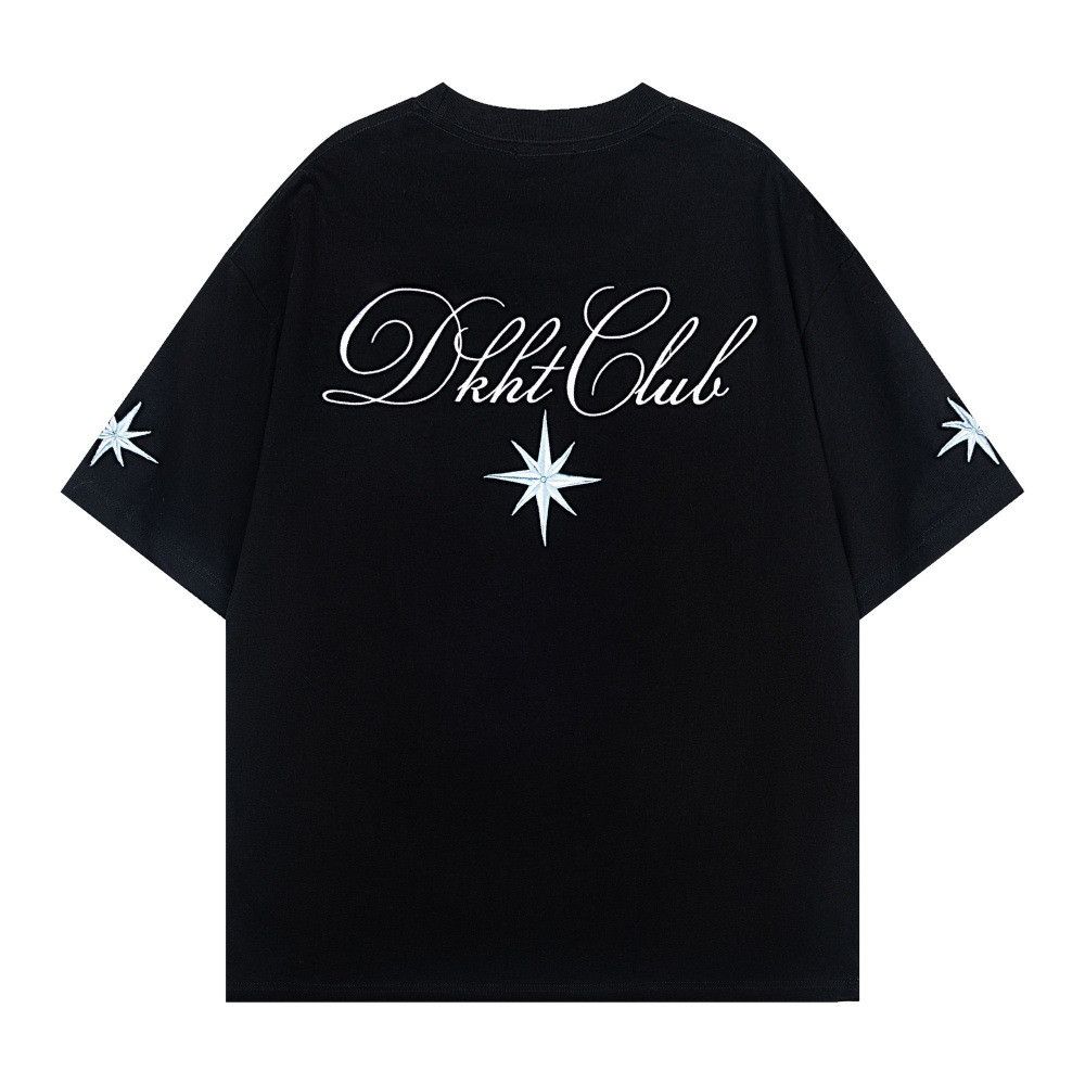 Japanese Brand Casual Loose-Fit T-Shirt with Star Embroidery Size US M / EU 48-50 / 2 - 1 Thumbnail