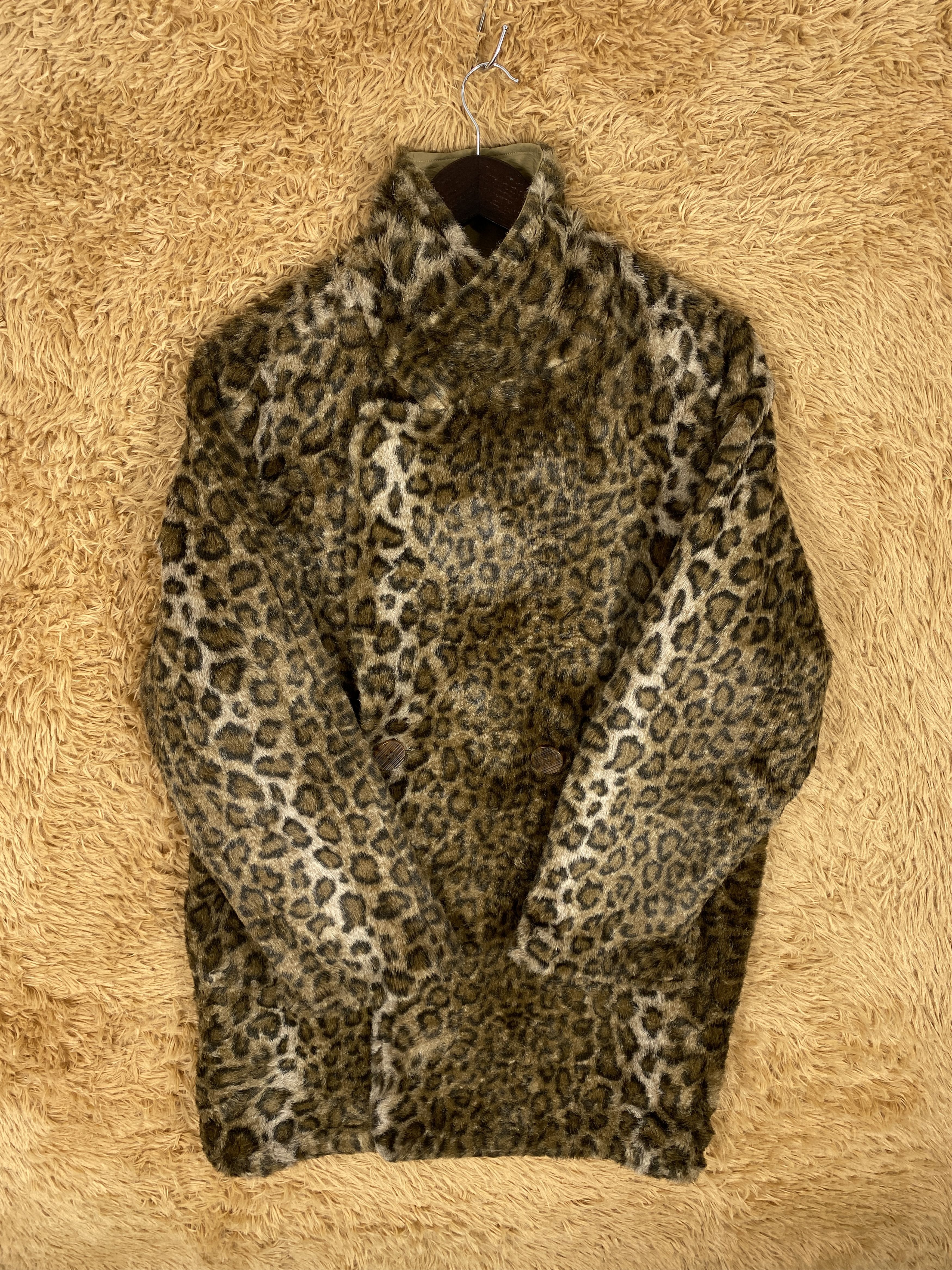 Vintage Vintage Confection Inc. Leopard Pattern Sherpa Jacket J2383 Size US M / EU 48-50 / 2 - 3 Thumbnail