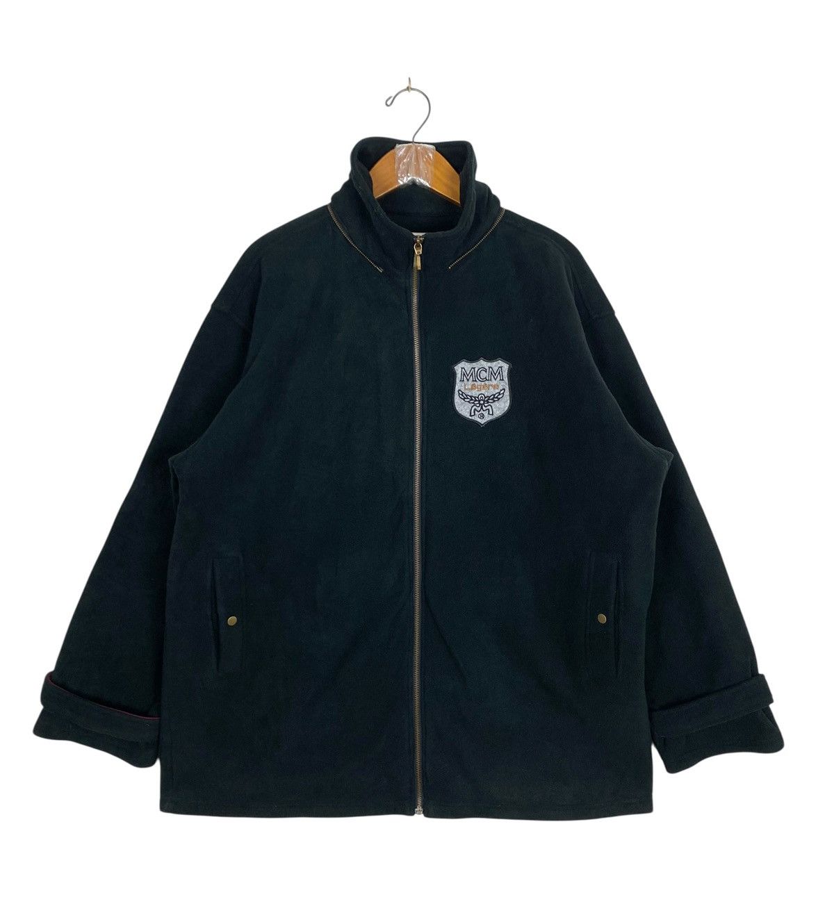 MCM Rare‼️ Vintage Mcm Legere Fleece Embroidery Big Logo Size US L / EU 52-54 / 3 - 3 Thumbnail