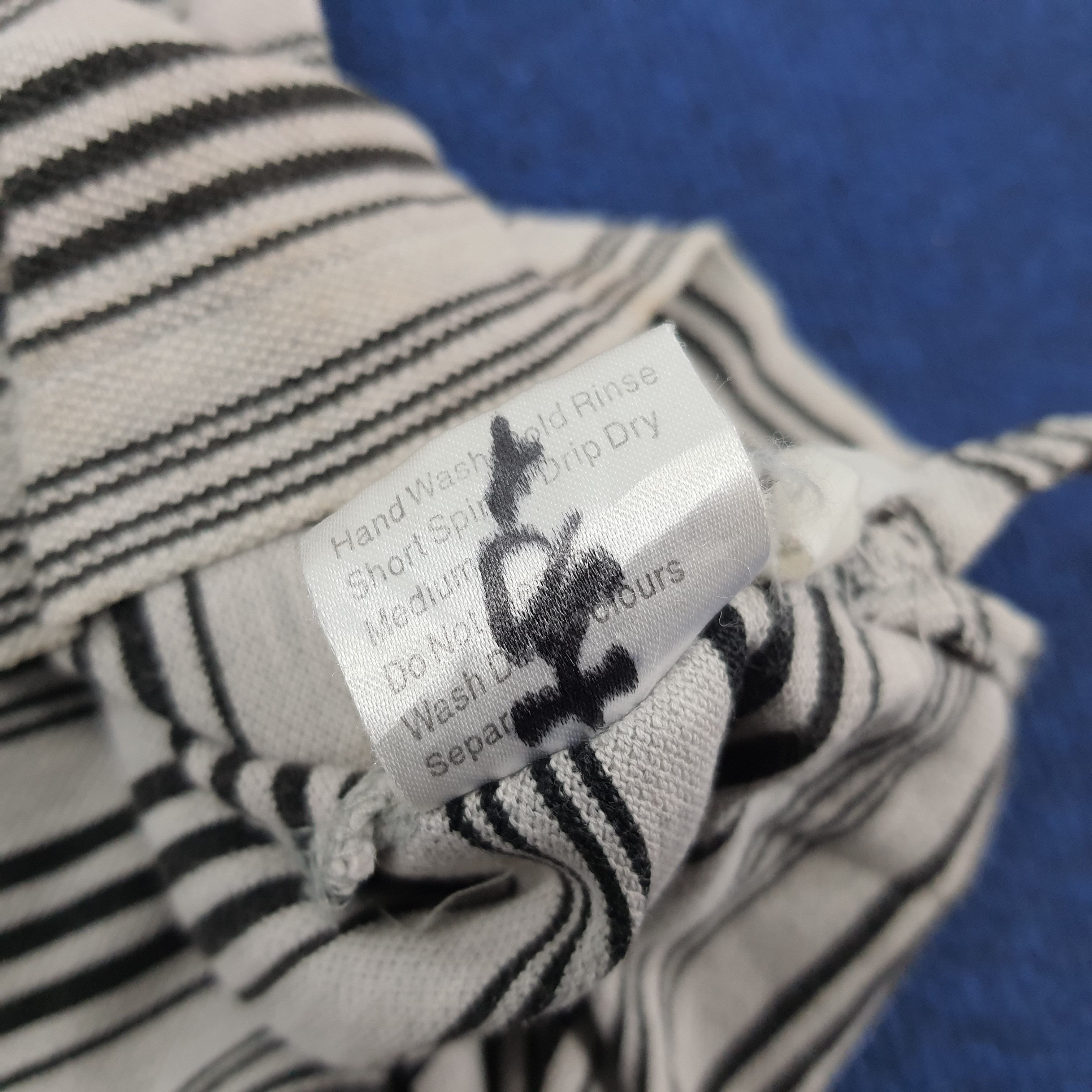 Vintage × Yves Saint Laurent Vintage YSL Yves Saint Laurent Stripes Polo Shirt Size US M / EU 48-50 / 2 - 10 Thumbnail