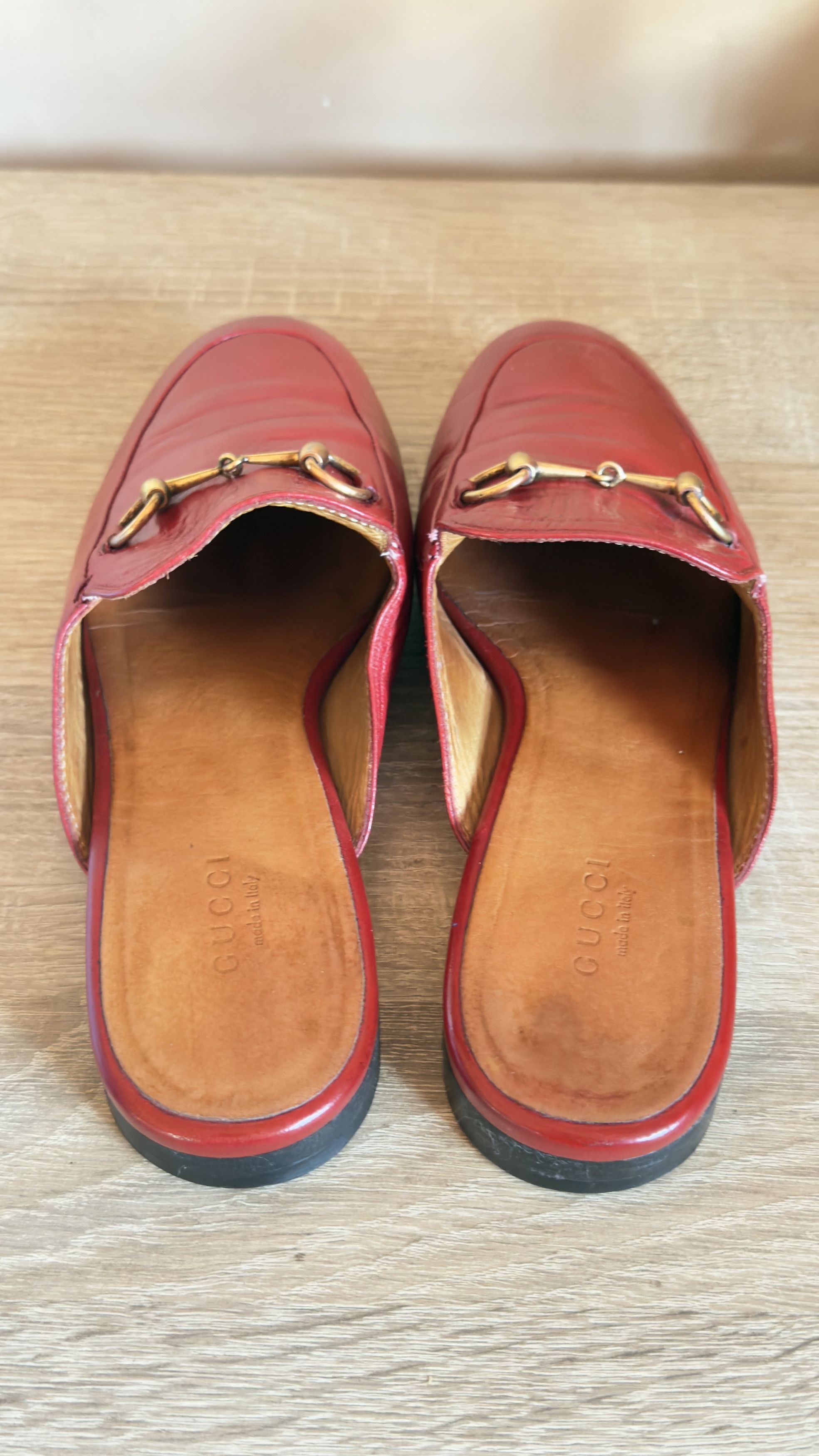 Gucci 🔥 Gucci clogs princetown horse red leather size 8 Us 38 eu Size US 8 / IT 38 - 3 Thumbnail