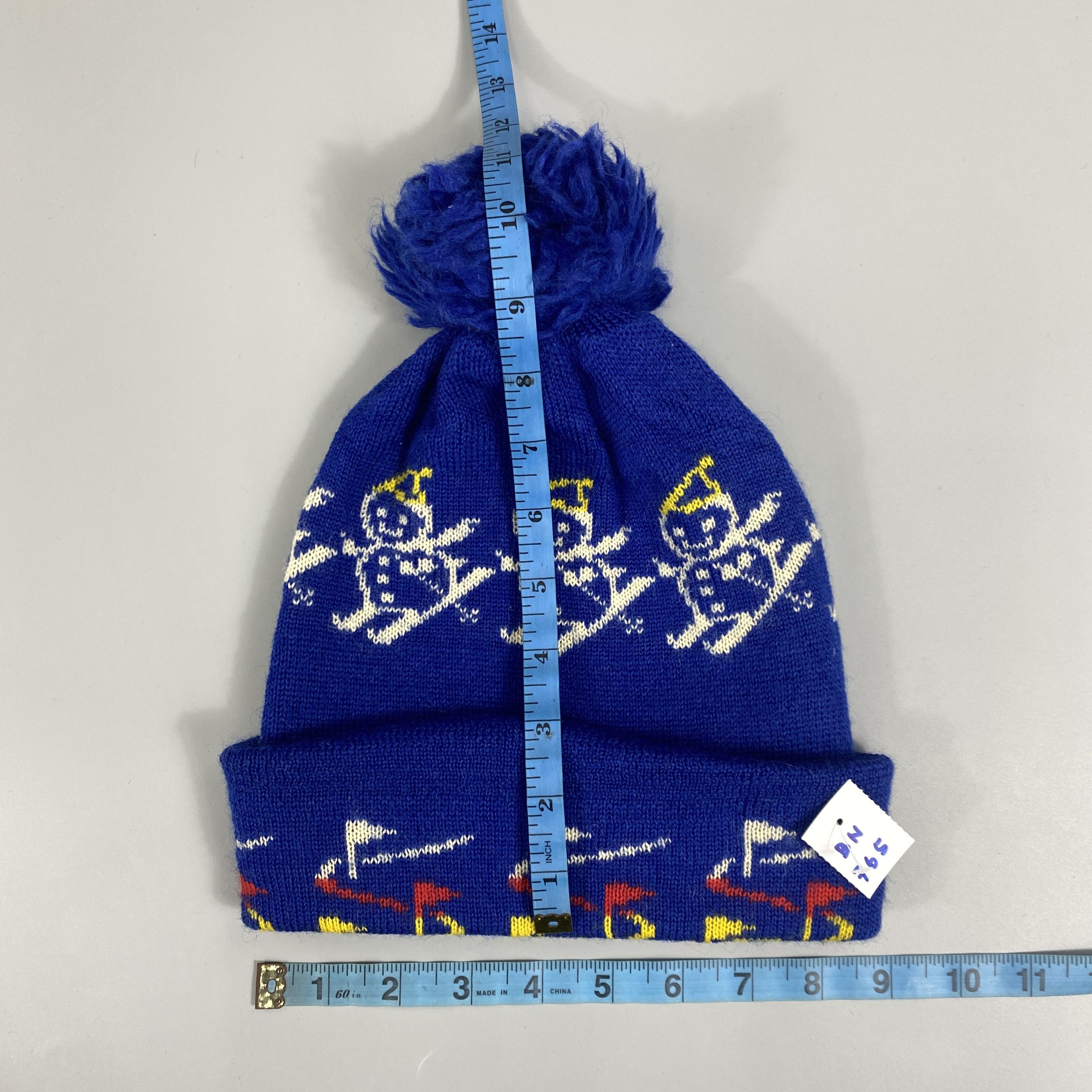 Japanese Brand Ski Snowman Beanie Pom Pom -BN765 Size ONE SIZE - 5 Thumbnail
