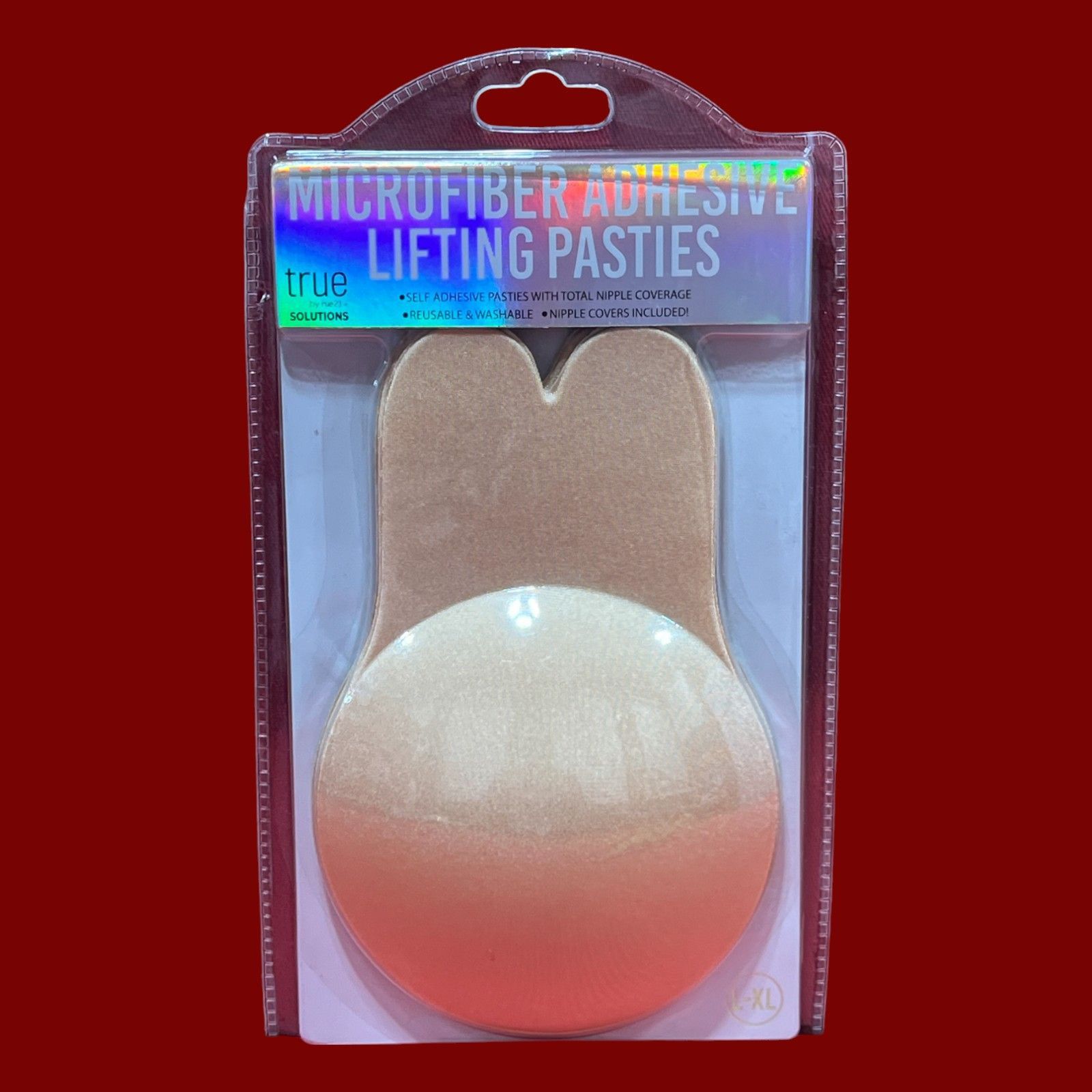Other True By Rue 21 - Microfiber Adhesive Lifting Pasties - Tan - Size ONE SIZE - 1 Thumbnail