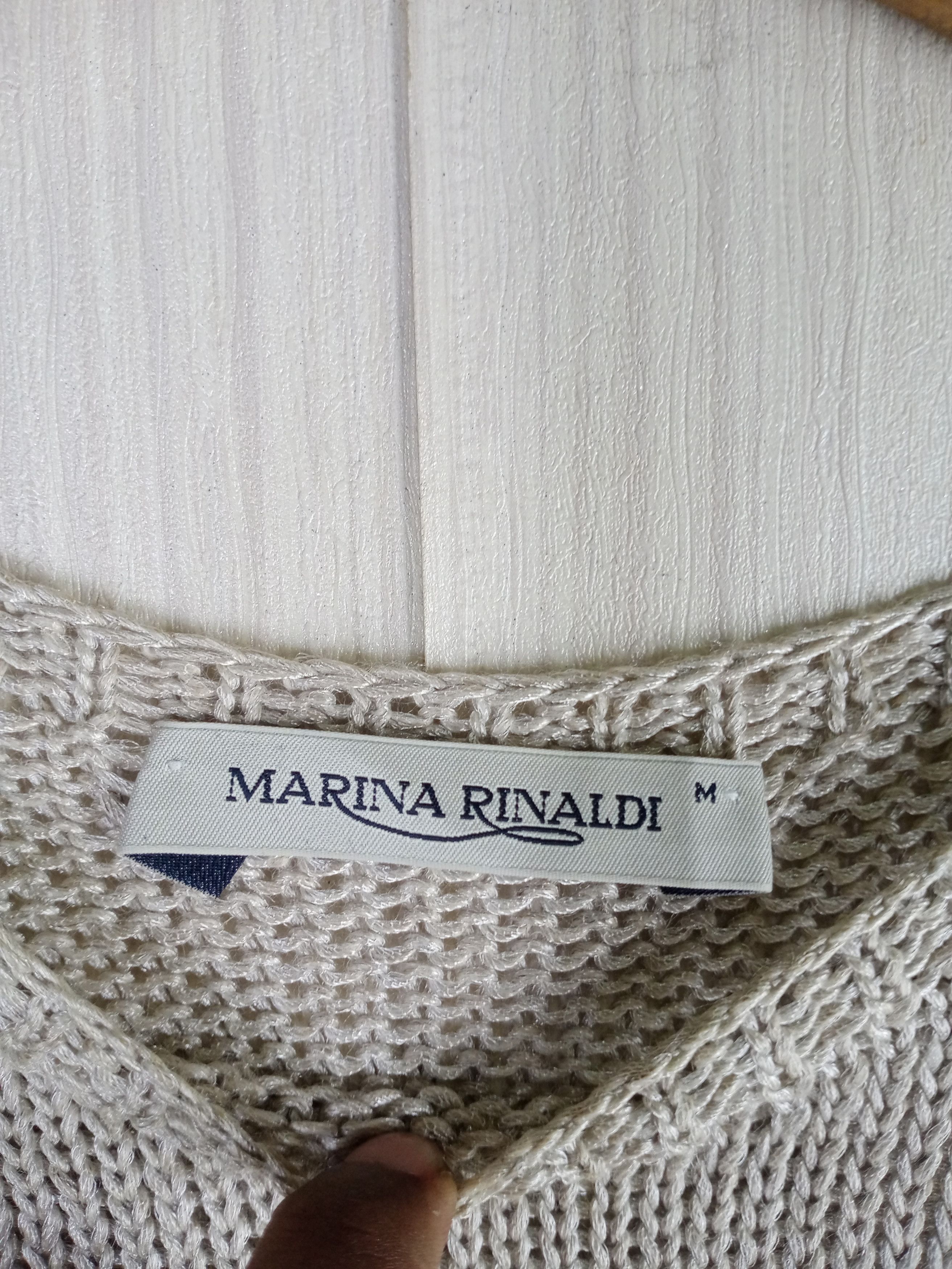 Designer RARE MARINA RINALDI MAGLIA KNITWEAR SLEEVELESS Size M / US 6-8 / IT 42-44 - 2 Thumbnail