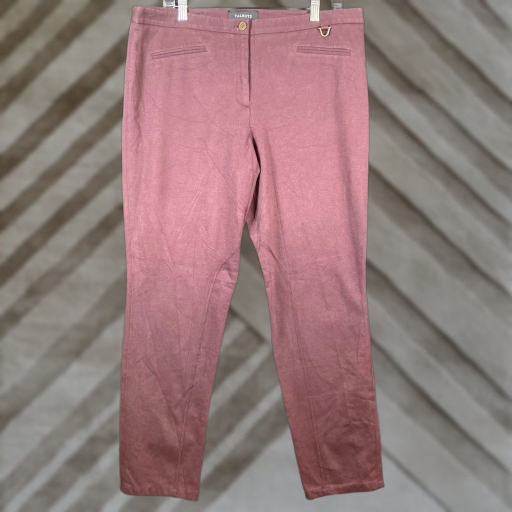 Talbots **Dalton Ankle Crop Pants Talbots Women Purple 14** User: **Talbots Women Purple Dalton Ankle Crop Pants 14** Size 25" / US 0 / IT 36 - 1 Thumbnail