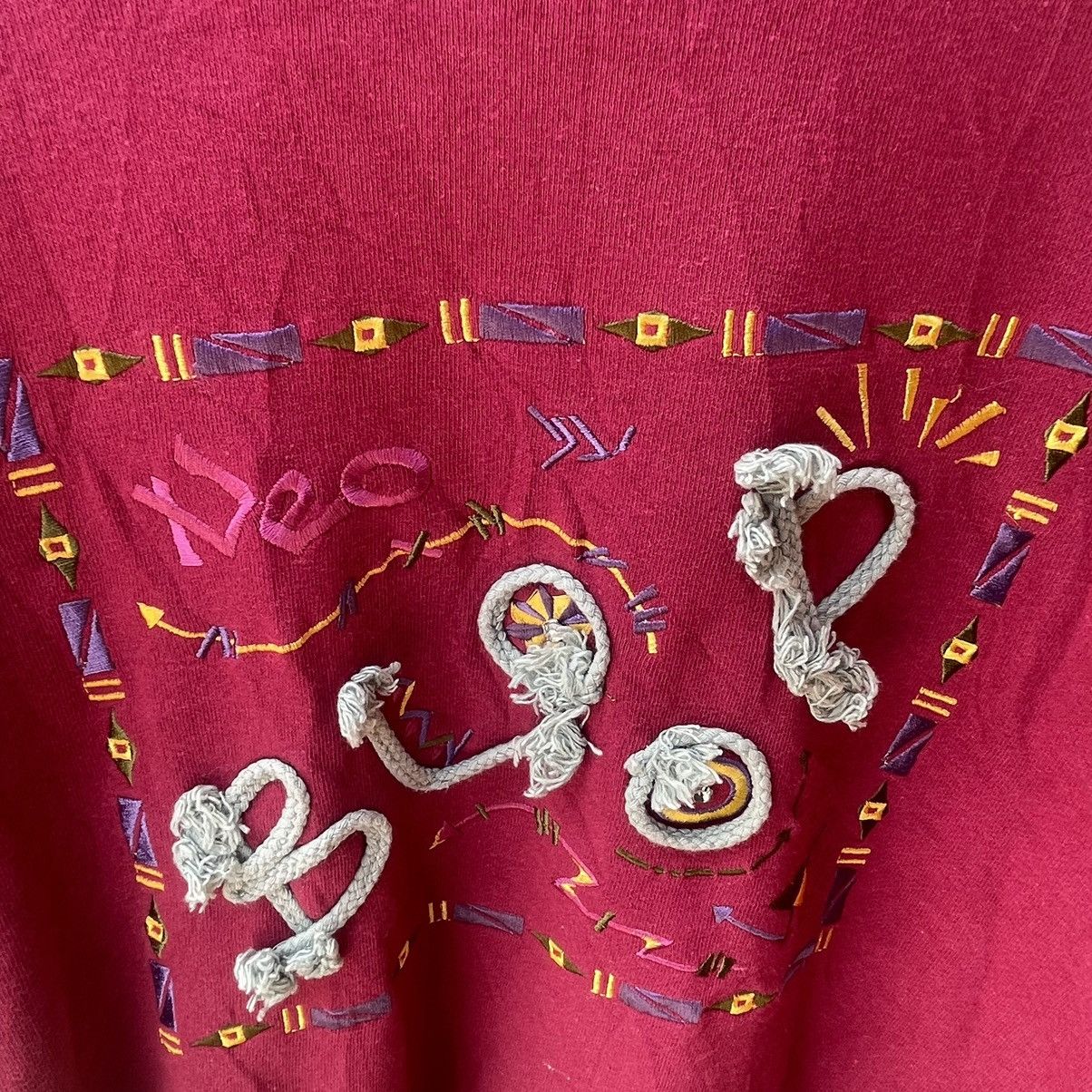 Japanese Brand × Vintage 🔥Vintage Neo Blood Embroidered Pop Art Sweatshirts Size US M / EU 48-50 / 2 - 6 Thumbnail