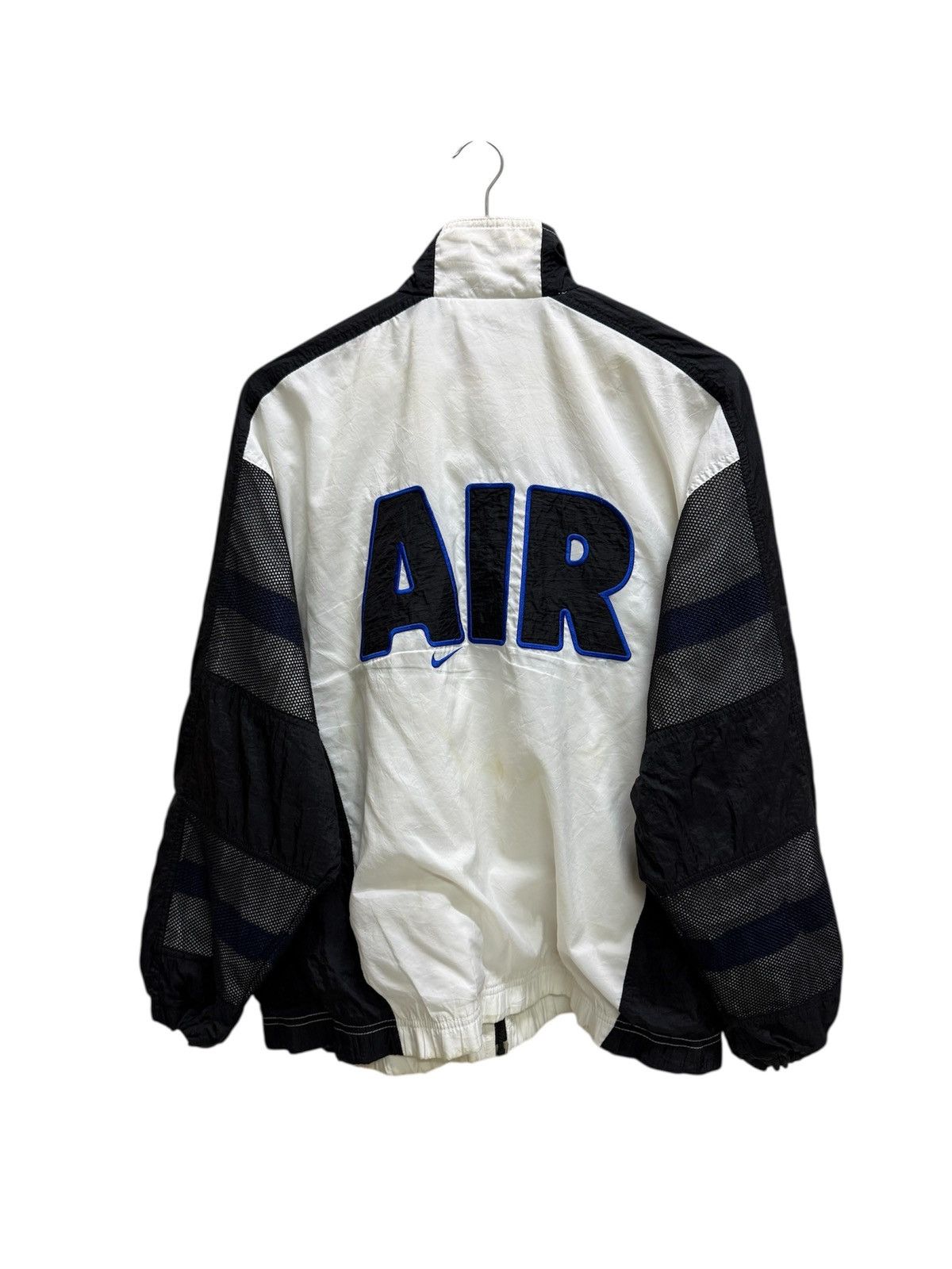 Vintage 90s Nike Air Backhit Logo Boxy Windbreaker Jacket