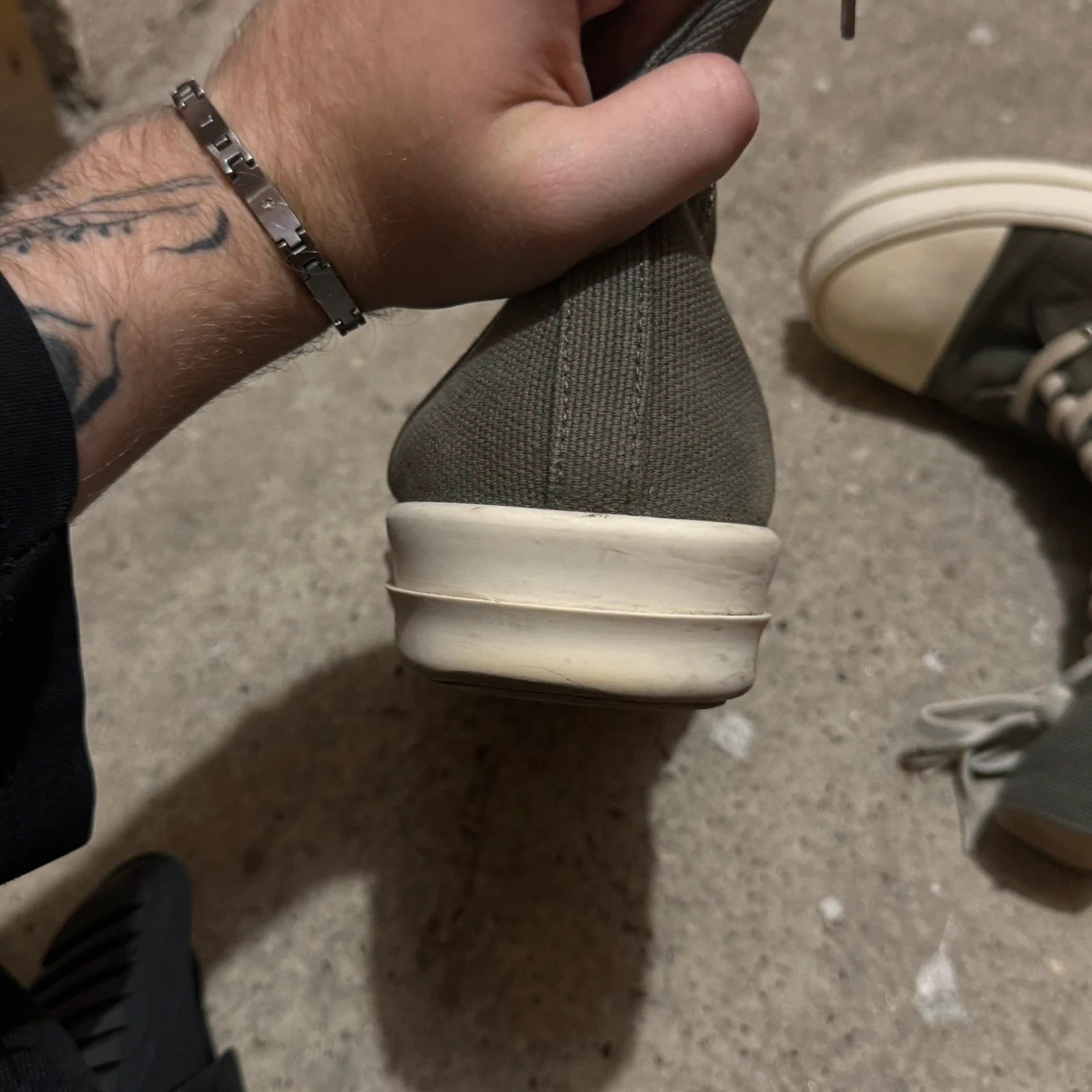 Rick owens drkshdw high top ramones