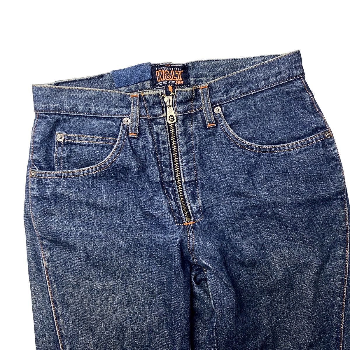 Walter Van Beirendonck 2000's W&LT OG Asymetrical Zipper Jeans Size US 28 / EU 44 - 4 Thumbnail