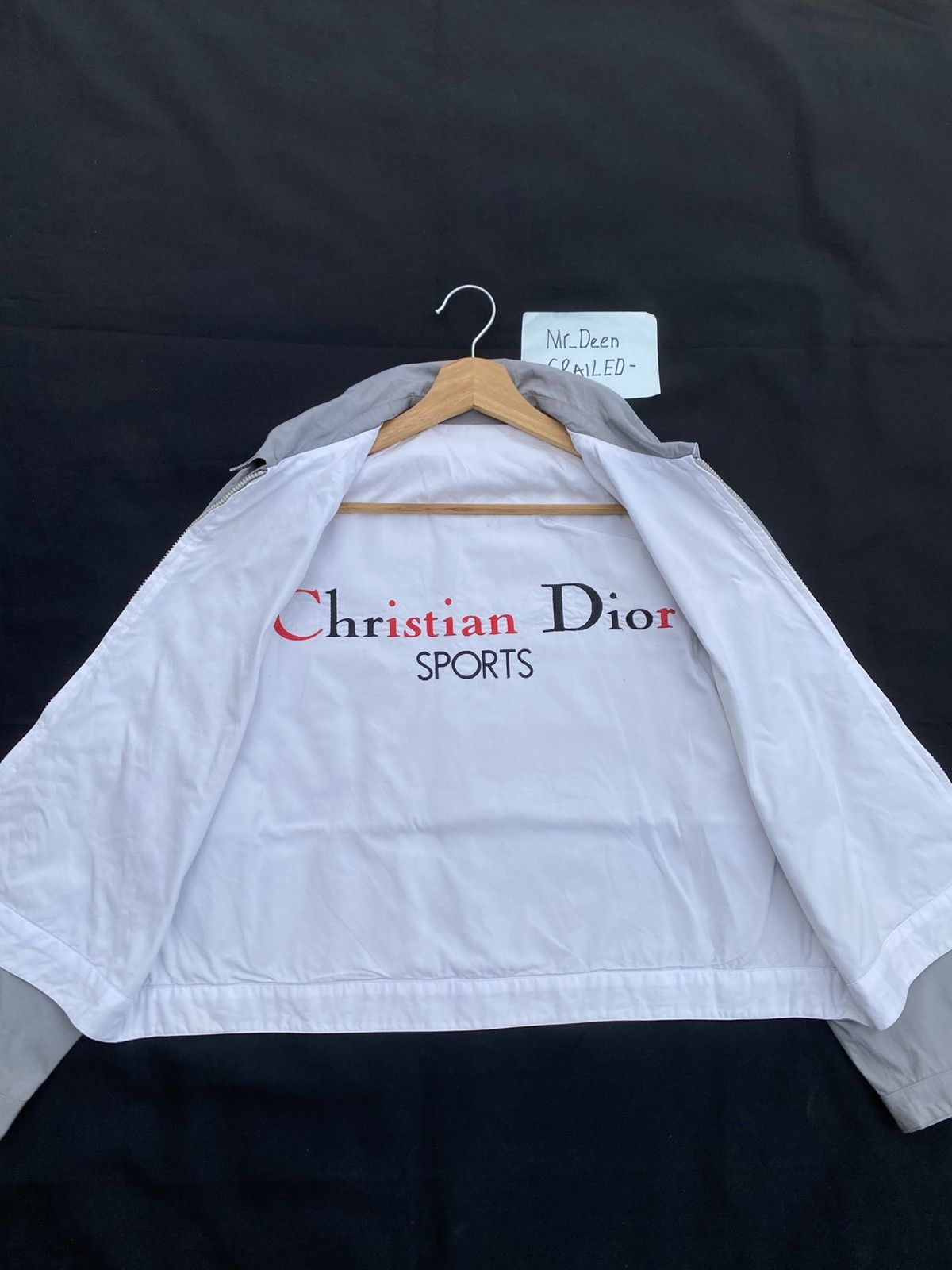 Christian Dior Monsieur Rare Vtg Christian Dior Spellout Reversible Cotton Jacket Size US M / EU 48-50 / 2 - 23 Thumbnail