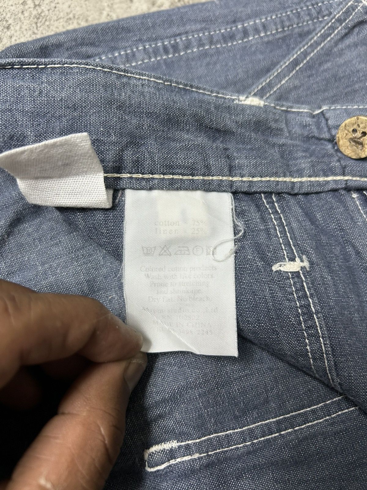 45rpm 2000s 45RPM Linen Blue Short Pants Size US 29 - 6 Thumbnail