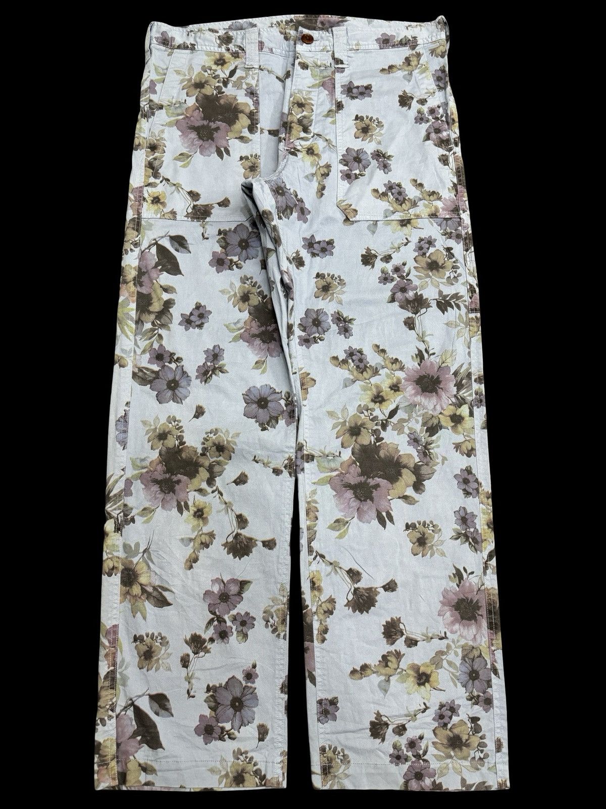 Ts(S) 💥Floral Style💥Archival ts(s) Light Baker Pant F588 Size US 35 - 1 Thumbnail