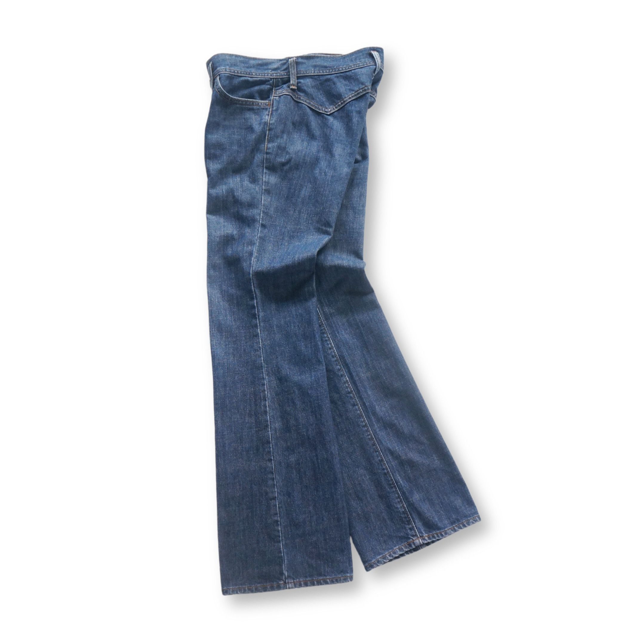 Gap GAP Ultra Low Rise Flared Jeans Size 29" - 3 Thumbnail