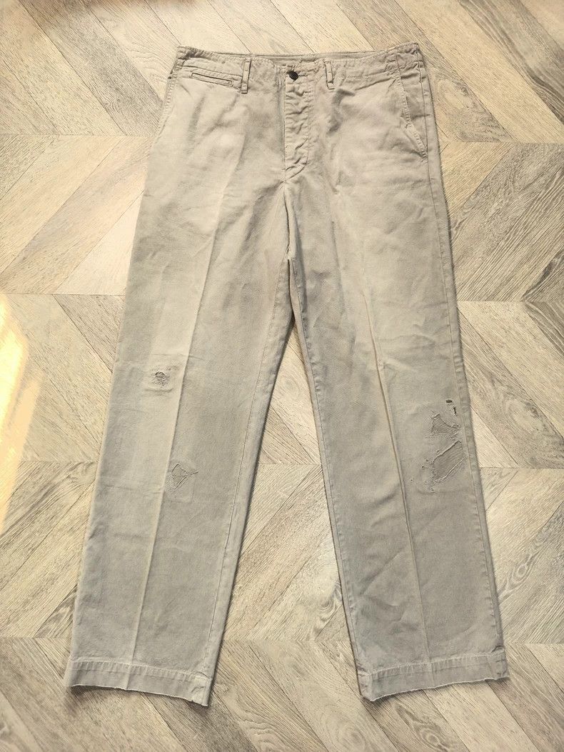 Visvim size 4 21AW ICT GIFFORD PANTS DMGD Washed Dirty Wo