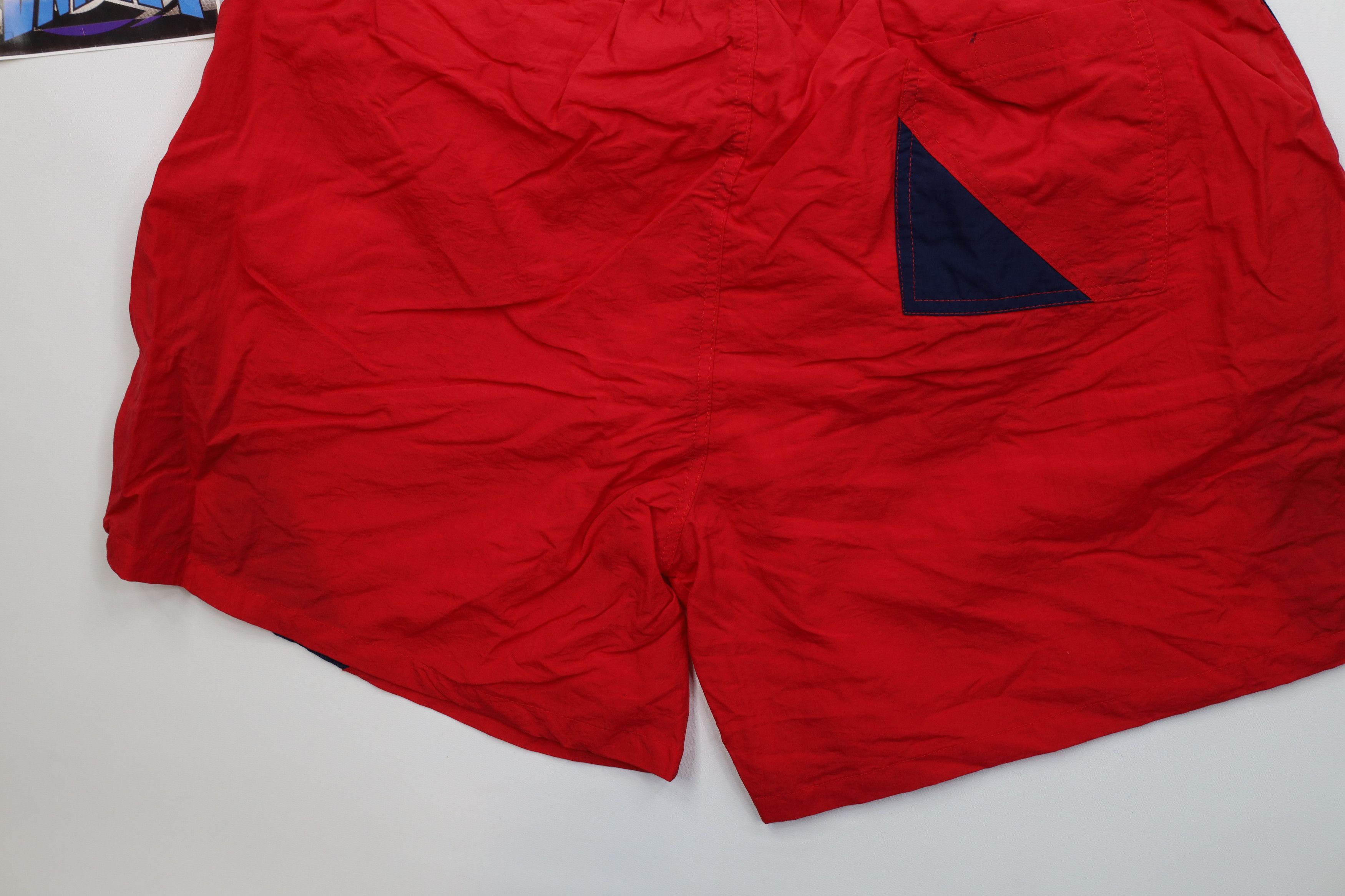 Vintage Deadstock Vintage 90s Streetwear Shorts Swim Trunks Red Size US 36 / EU 52 - 11 Thumbnail