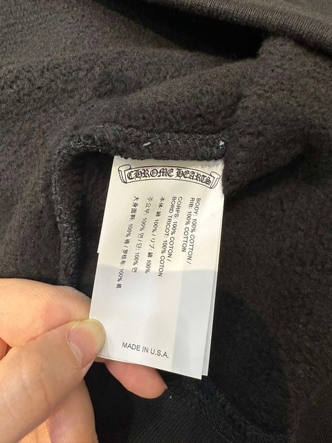 Chrome Hearts CHROME HEARTS Triple Cross Embroidery Hoodie Zip Up BLACK Size US S / EU 44-46 / 1 - 8 Thumbnail