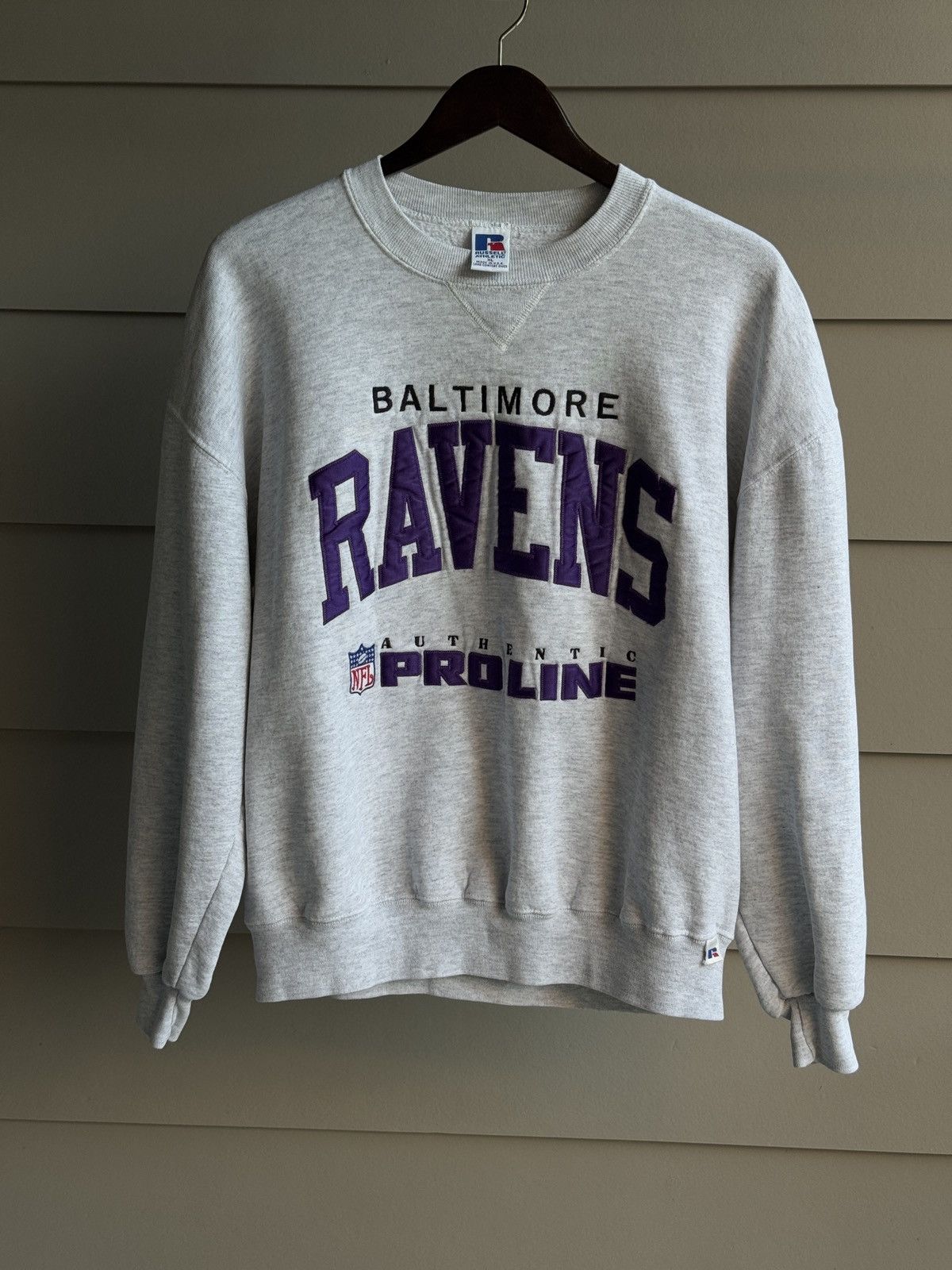 Russell Athletic Baltimore Ravens Russell Athletic Sweatshirt made in USA NFL Size US XL / EU 56 / 4 - 10 Thumbnail