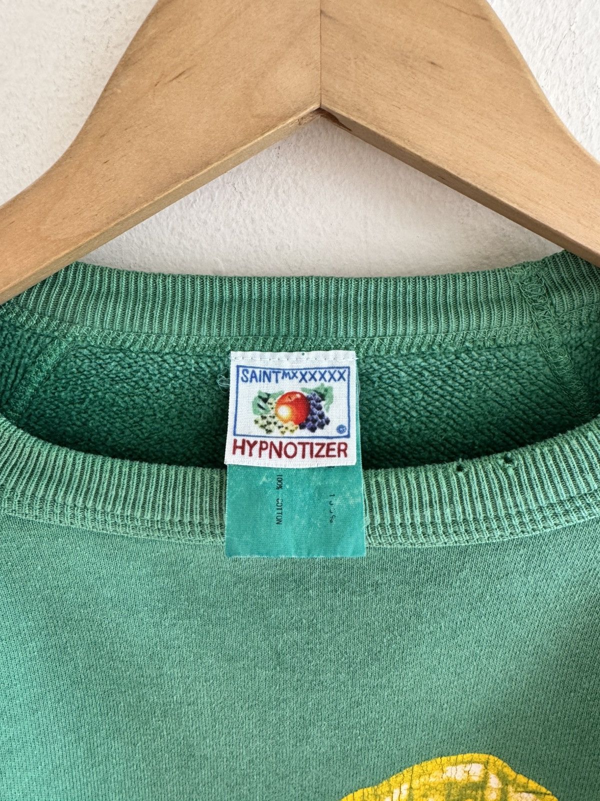 Saint Michael Saint Michael Green Saint Angel Crewneck Sweatshirt Size US XL / EU 56 / 4 - 3 Thumbnail
