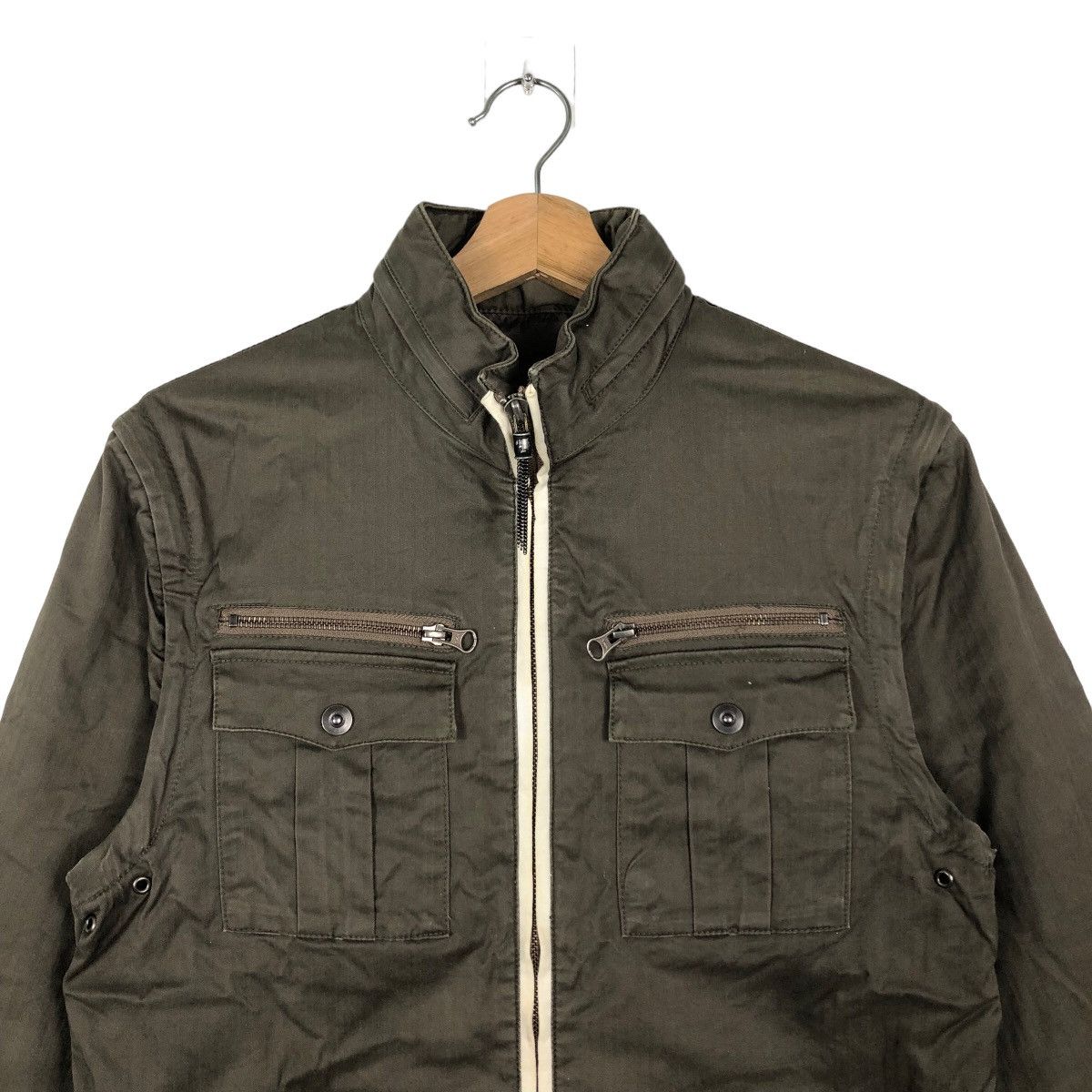 PPFM 🔥Vintage Hikory Chore Jacket Racer PPFM Japan Size US M / EU 48-50 / 2 - 7 Thumbnail