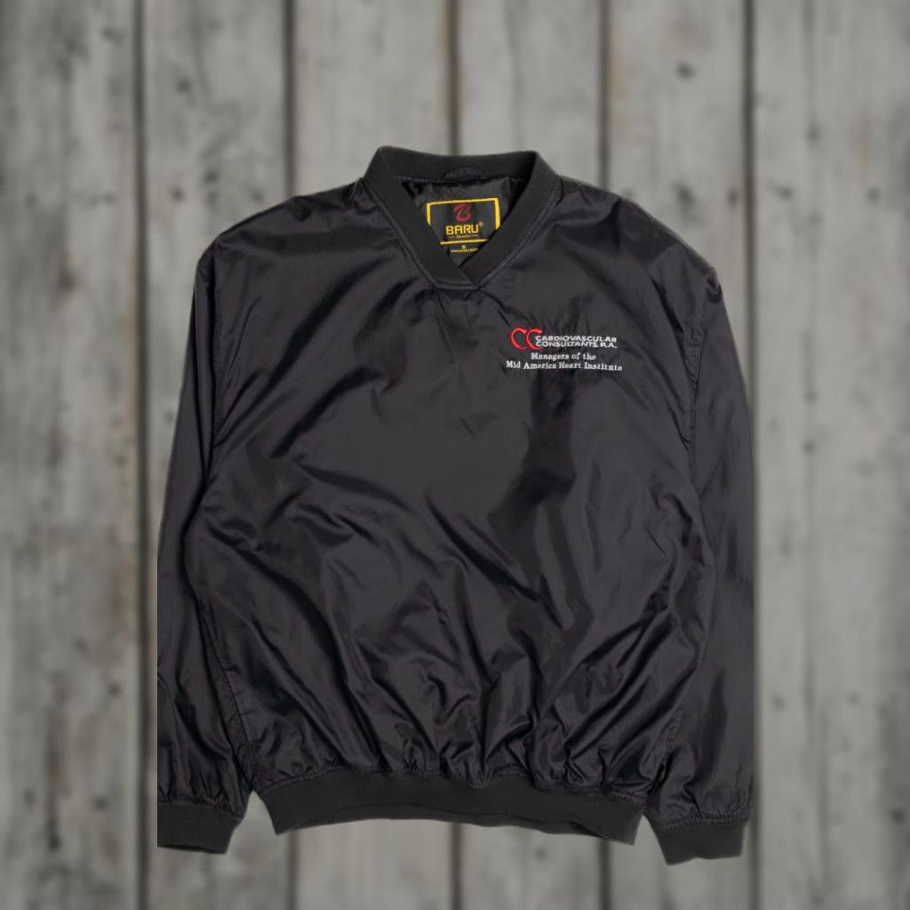 Vintage VINTAGE Baru Sports Lightweight Jacket Black Small Cardiovascular Consultants Jacket Size US S / EU 44-46 / 1 - 1 Thumbnail