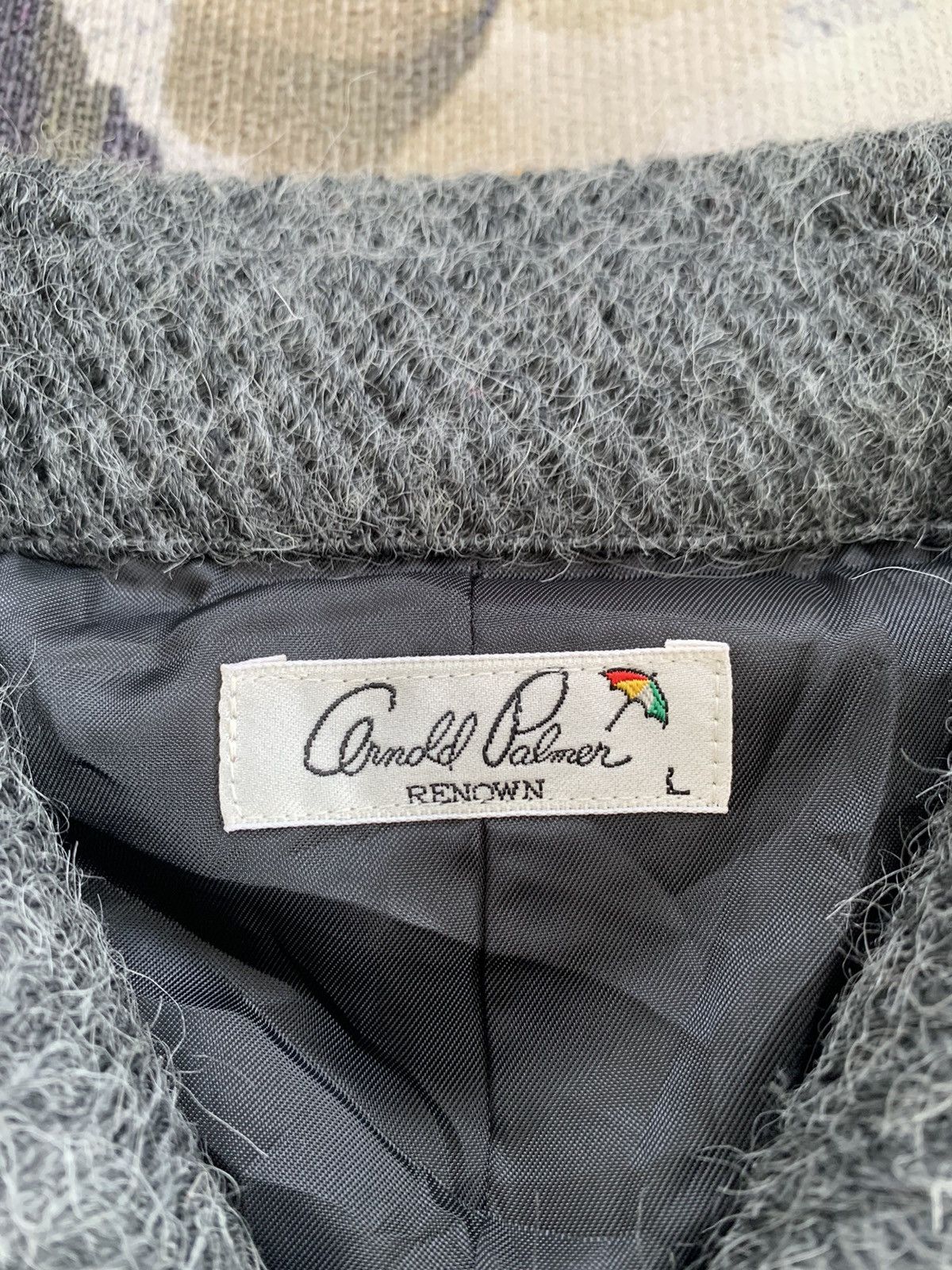 Japanese Brand Arnold Palmer Hairy Wool Jacket Size US L / EU 52-54 / 3 - 11 Thumbnail