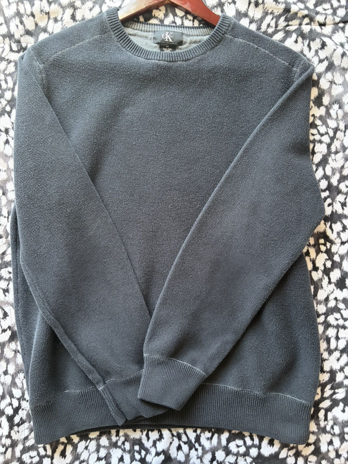 Calvin Klein Vintage black Calvin Klein pima cotton sweater Size US M / EU 48-50 / 2 - 4 Thumbnail