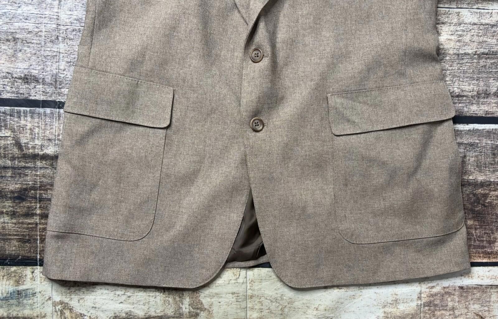 Levi's VTG Levis Action Suit Jacket Mens 44R Sport Coat Blazer Size 44R - 6 Thumbnail