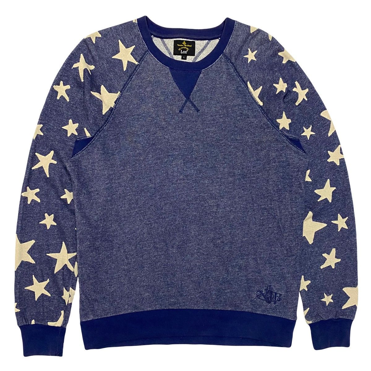 image of Double V Sweatshirt Vivienne Westwood X Lee in Blue, Men's (Size Large)