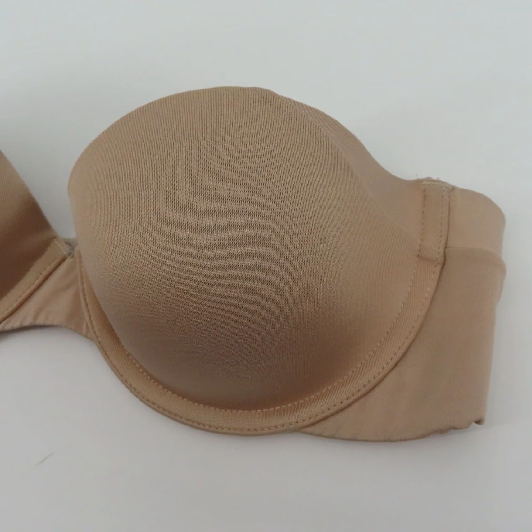 Vintage Maidenform Strapless Push Up Bra 34A 15763 Beige Underwire Padded Women Size ONE SIZE - 4 Thumbnail